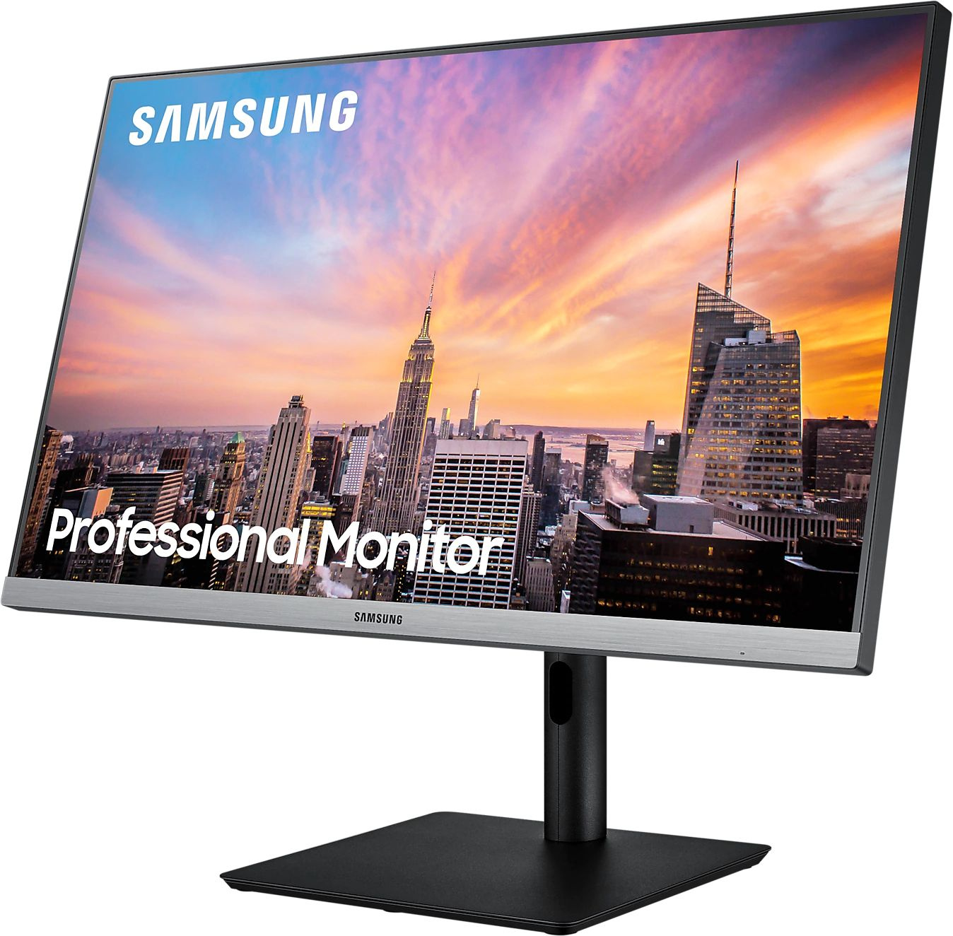 Монитор Samsung 23.8" S24R650FD темно-серый IPS LED 5ms 16:9 HDMI полуматовая HAS Piv 1000:1 250cd 178гр/178гр 1920x1080 75Hz FreeSync VGA DP FHD USB 5.1кг — фото 2