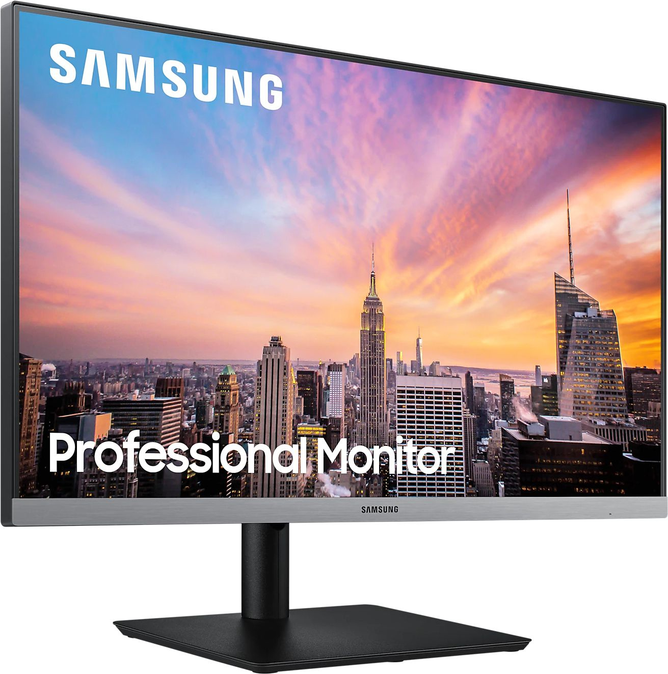 Монитор Samsung 23.8" S24R650FD темно-серый IPS LED 5ms 16:9 HDMI полуматовая HAS Piv 1000:1 250cd 178гр/178гр 1920x1080 75Hz FreeSync VGA DP FHD USB 5.1кг — фото 3
