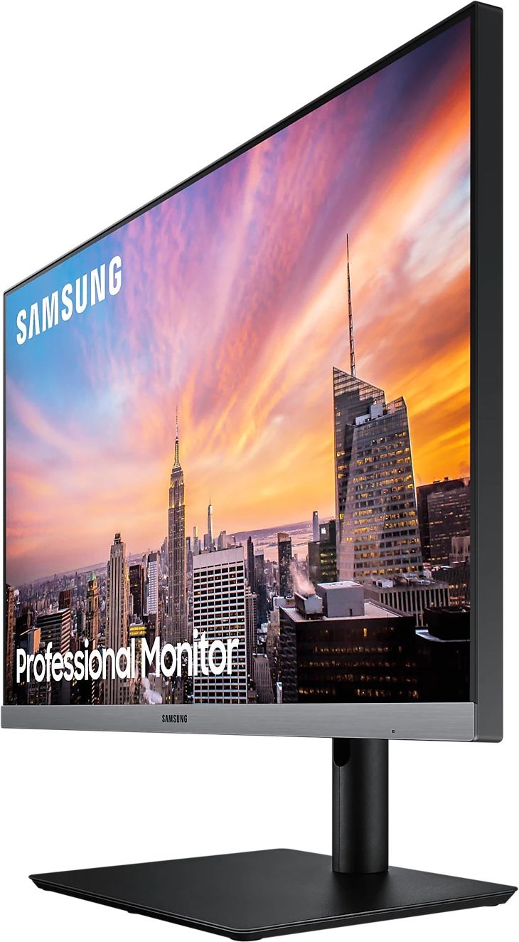 Монитор Samsung 23.8" S24R650FD темно-серый IPS LED 5ms 16:9 HDMI полуматовая HAS Piv 1000:1 250cd 178гр/178гр 1920x1080 75Hz FreeSync VGA DP FHD USB 5.1кг — фото 5
