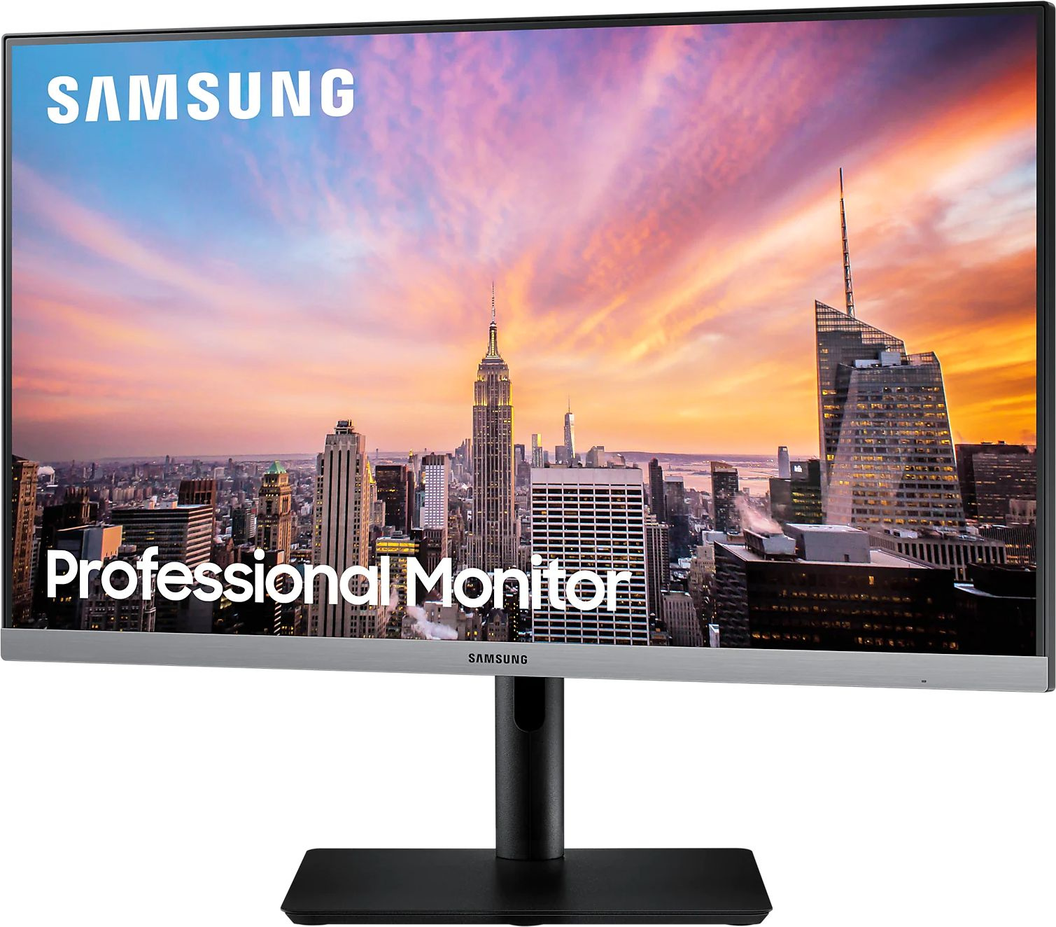Монитор Samsung 23.8" S24R650FD темно-серый IPS LED 5ms 16:9 HDMI полуматовая HAS Piv 1000:1 250cd 178гр/178гр 1920x1080 75Hz FreeSync VGA DP FHD USB 5.1кг — фото 9
