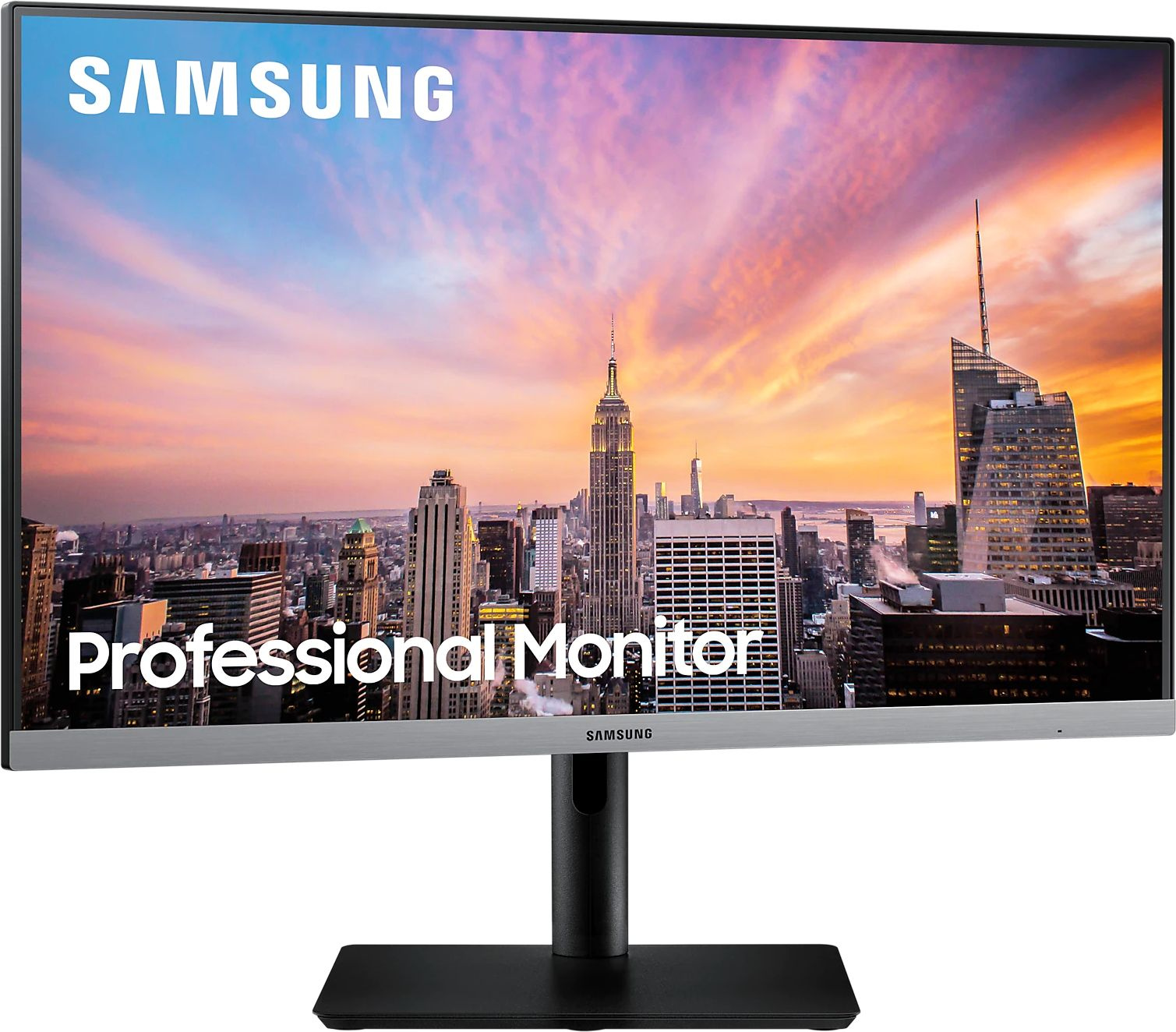 Монитор Samsung 23.8" S24R650FD темно-серый IPS LED 5ms 16:9 HDMI полуматовая HAS Piv 1000:1 250cd 178гр/178гр 1920x1080 75Hz FreeSync VGA DP FHD USB 5.1кг — фото 10