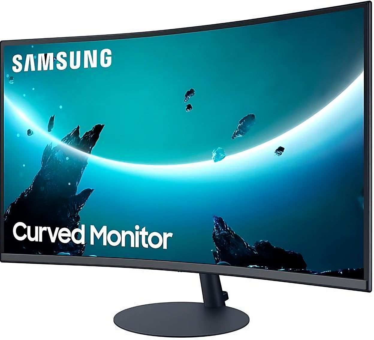 Монитор Samsung 31.5" C32T550FDR темно-серый VA LED 4ms 16:9 HDMI M/M матовая 3000:1 250cd 178гр/178гр 1920x1080 75Hz VGA DP FHD 6.4кг — фото 8