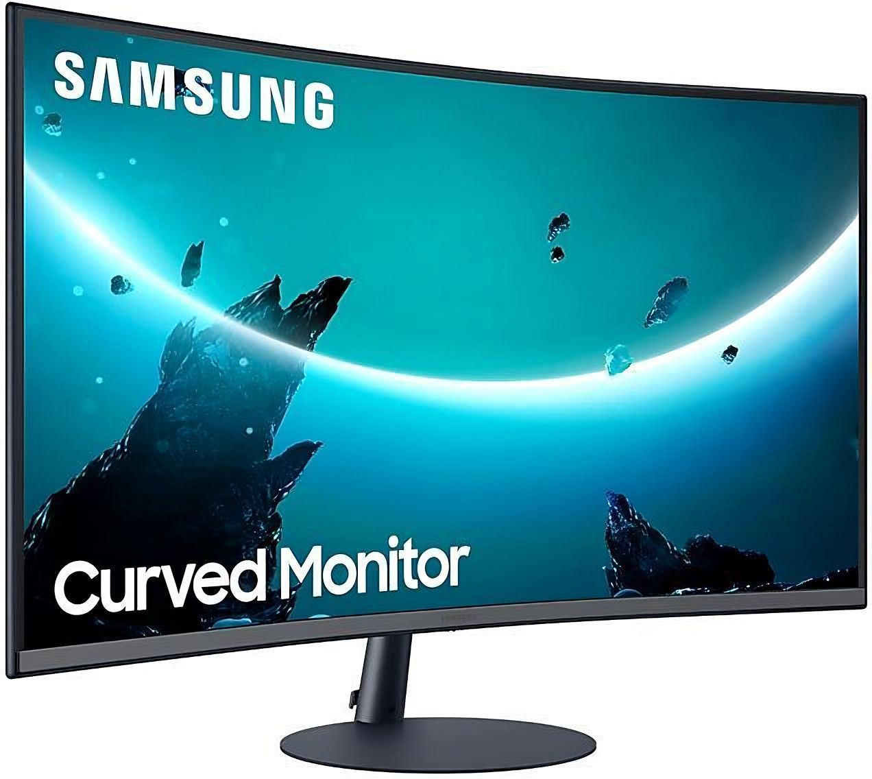 Монитор Samsung 31.5" C32T550FDR темно-серый VA LED 4ms 16:9 HDMI M/M матовая 3000:1 250cd 178гр/178гр 1920x1080 75Hz VGA DP FHD 6.4кг — фото 9
