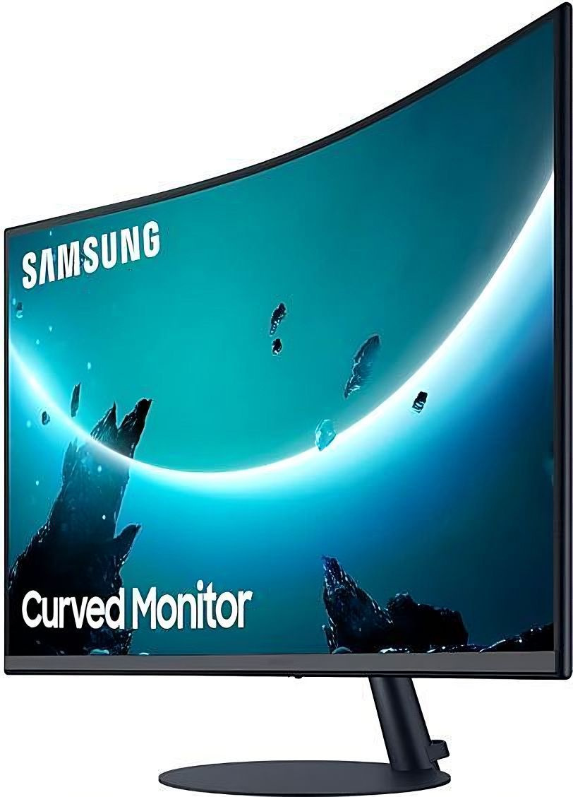Монитор Samsung 31.5" C32T550FDR темно-серый VA LED 4ms 16:9 HDMI M/M матовая 3000:1 250cd 178гр/178гр 1920x1080 75Hz VGA DP FHD 6.4кг — фото 13