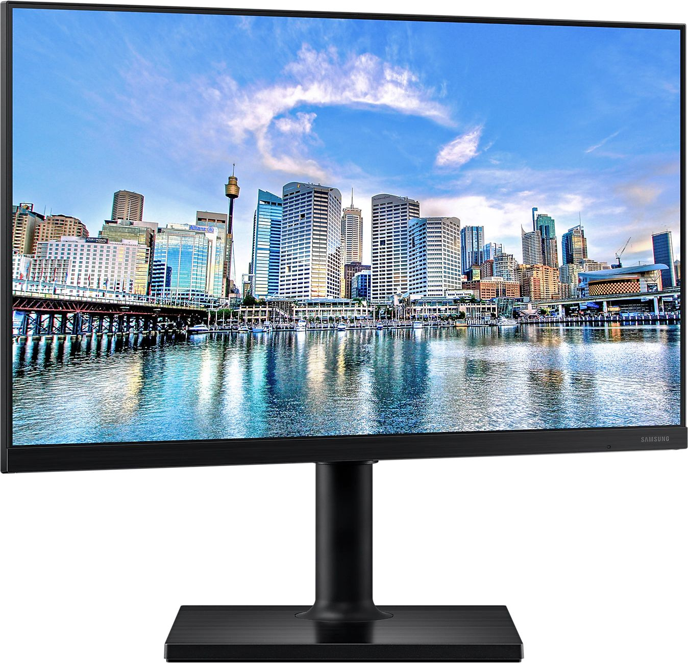 Монитор Samsung 24" F24T450FZU черный IPS LED 5ms 16:9 HDMI M/M матовая HAS Piv 1000:1 250cd 178гр/178гр 1920x1080 75Hz FreeSync DP FHD USB 4кг — фото 2
