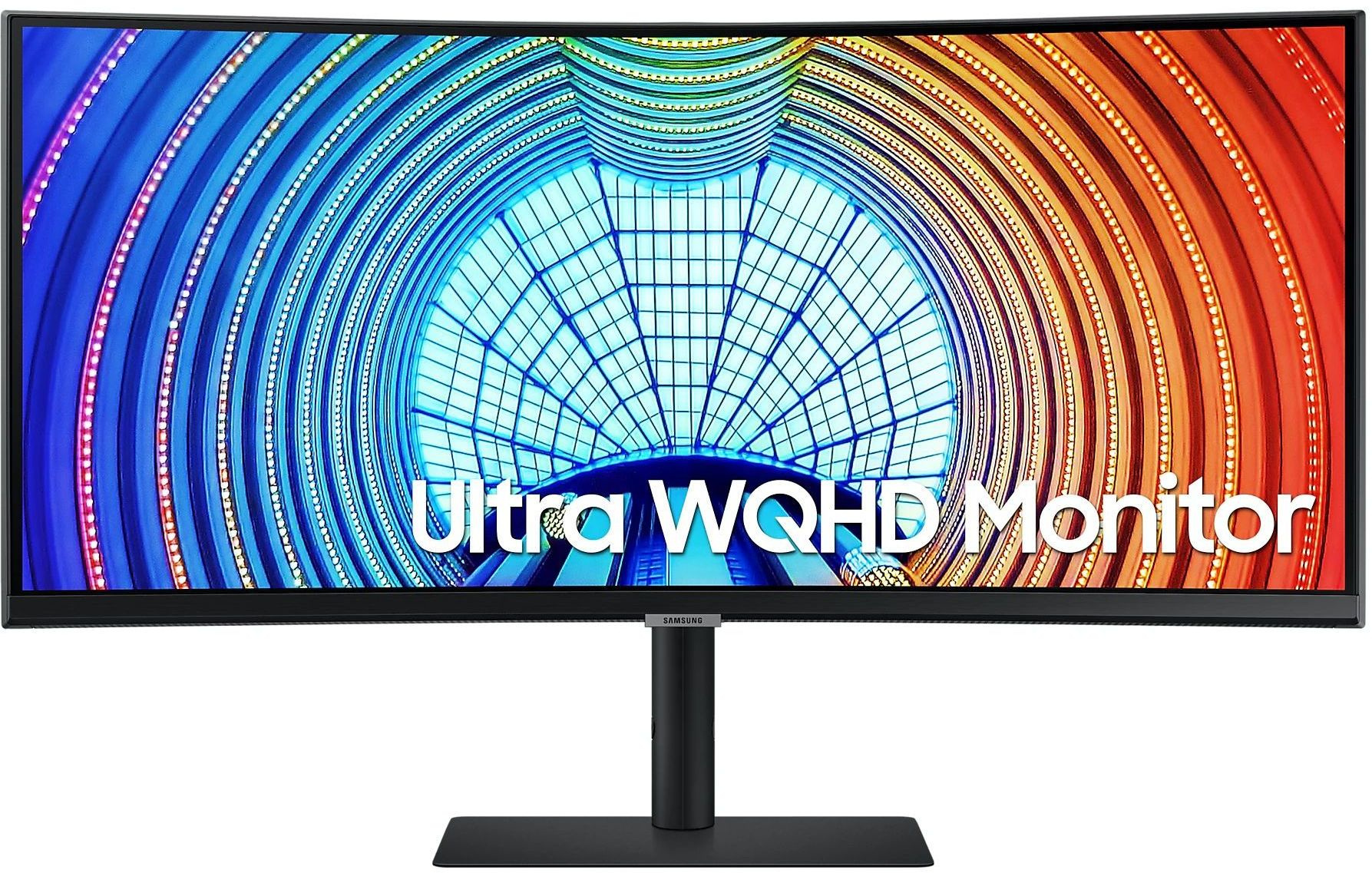 Монитор Samsung 34" LS34A650UXUXEN черный VA LED 5ms 21:9 HDMI матовая HAS Piv 300cd 178гр/178гр 3440x1440 100Hz DP 2K USB 7.6кг — фото 2