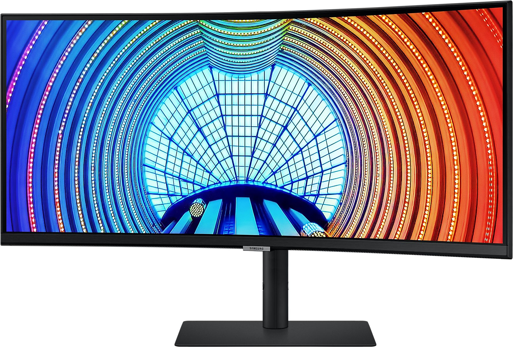 Монитор Samsung 34" LS34A650UXUXEN черный VA LED 5ms 21:9 HDMI матовая HAS Piv 300cd 178гр/178гр 3440x1440 100Hz DP 2K USB 7.6кг — фото 3