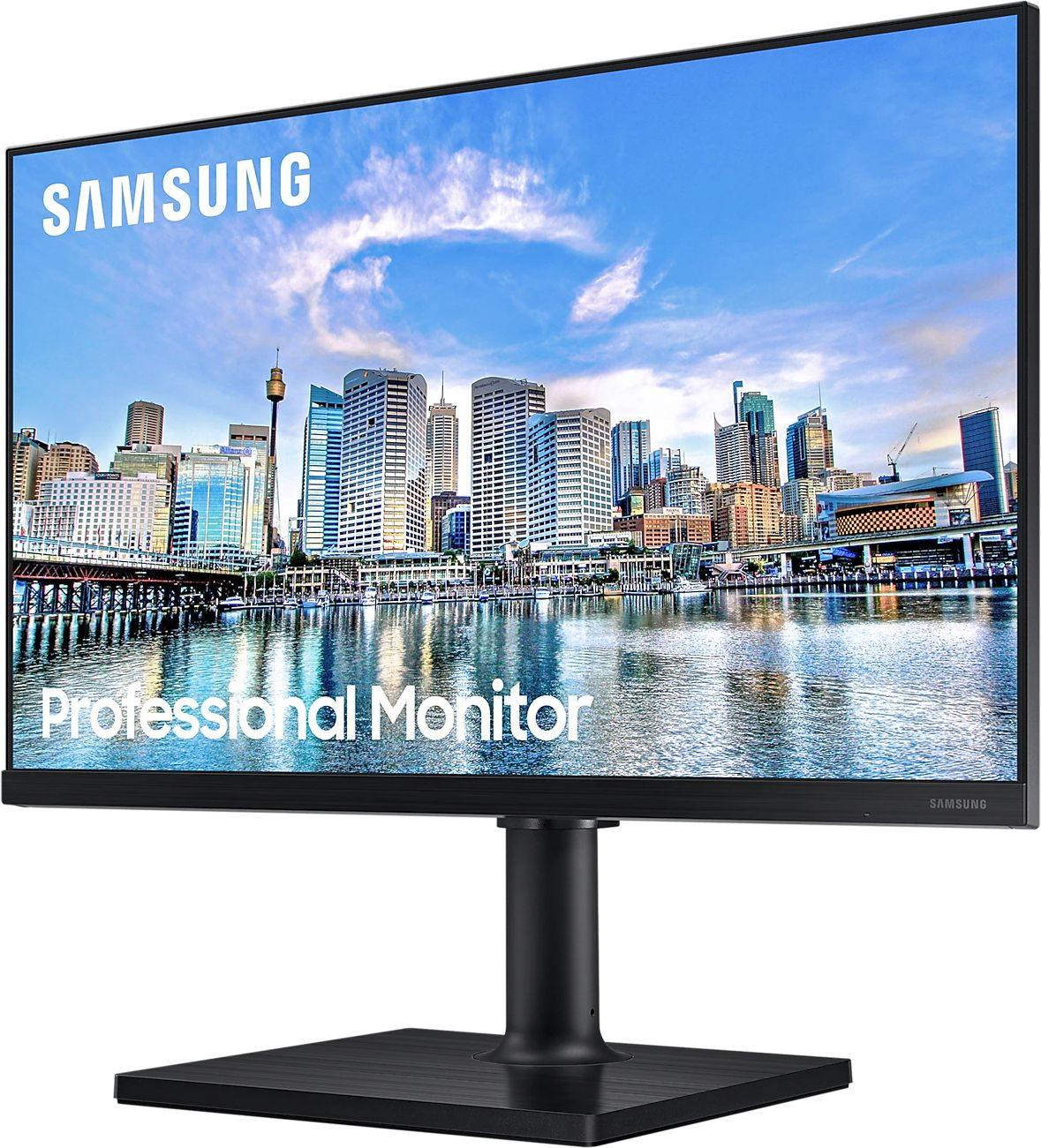 Монитор Samsung 23.8" F24T450FQ черный IPS LED 5ms 16:9 HDMI матовая HAS Piv 1000:1 250cd 178гр/178гр 1920x1080 75Hz DP FHD USB 4кг — фото 2