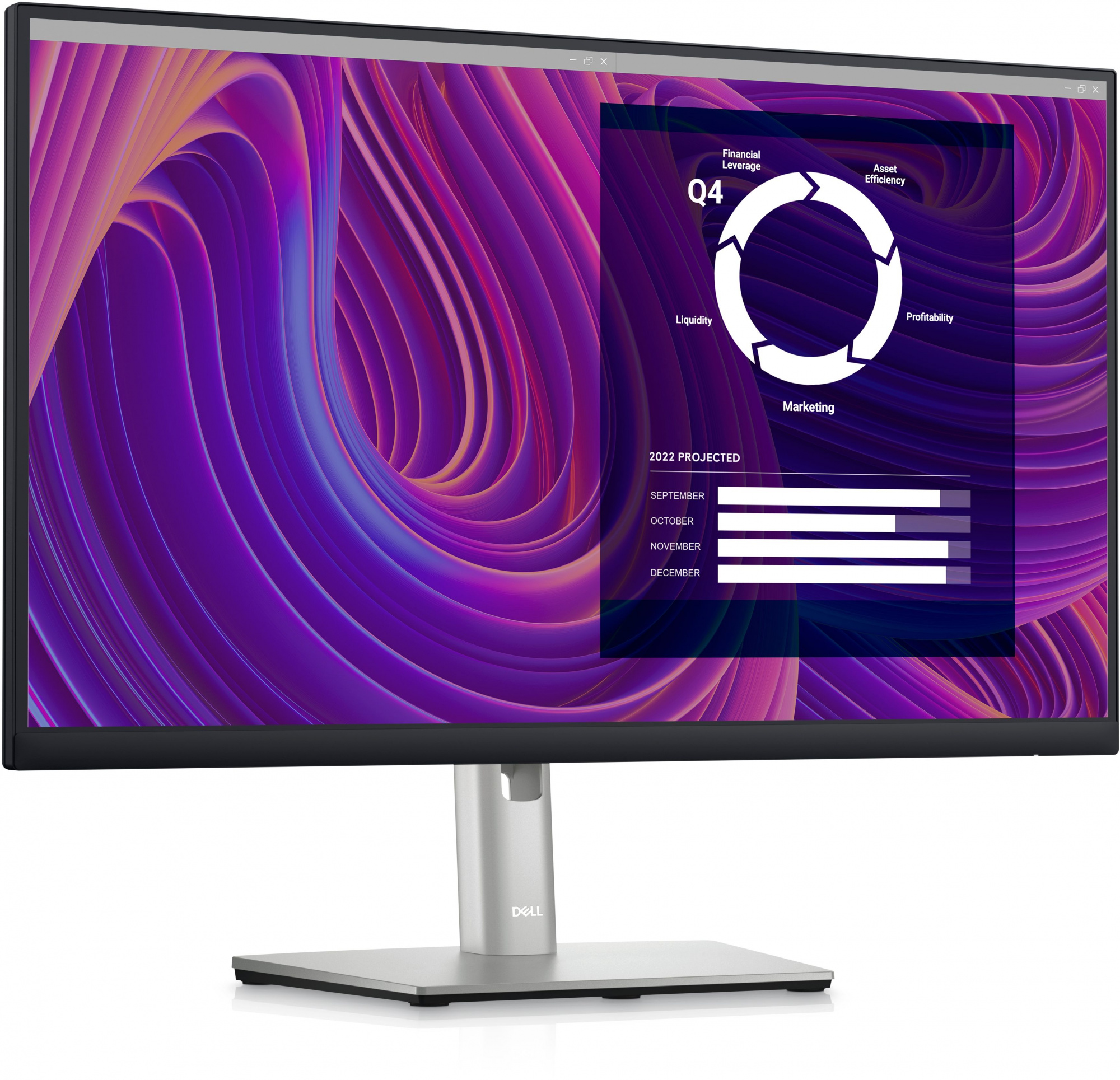 Монитор Dell 23.8" P2423D черный IPS LED 5ms 16:9 HDMI матовая HAS Piv 1000:1 300cd 178гр/178гр 2560x1440 60Hz DP USB 5.45кг — фото 2