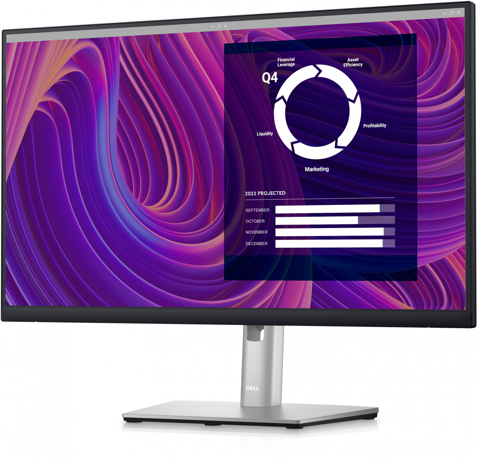 Монитор Dell 23.8" P2423D черный IPS LED 5ms 16:9 HDMI матовая HAS Piv 1000:1 300cd 178гр/178гр 2560x1440 60Hz DP USB 5.45кг — фото 3