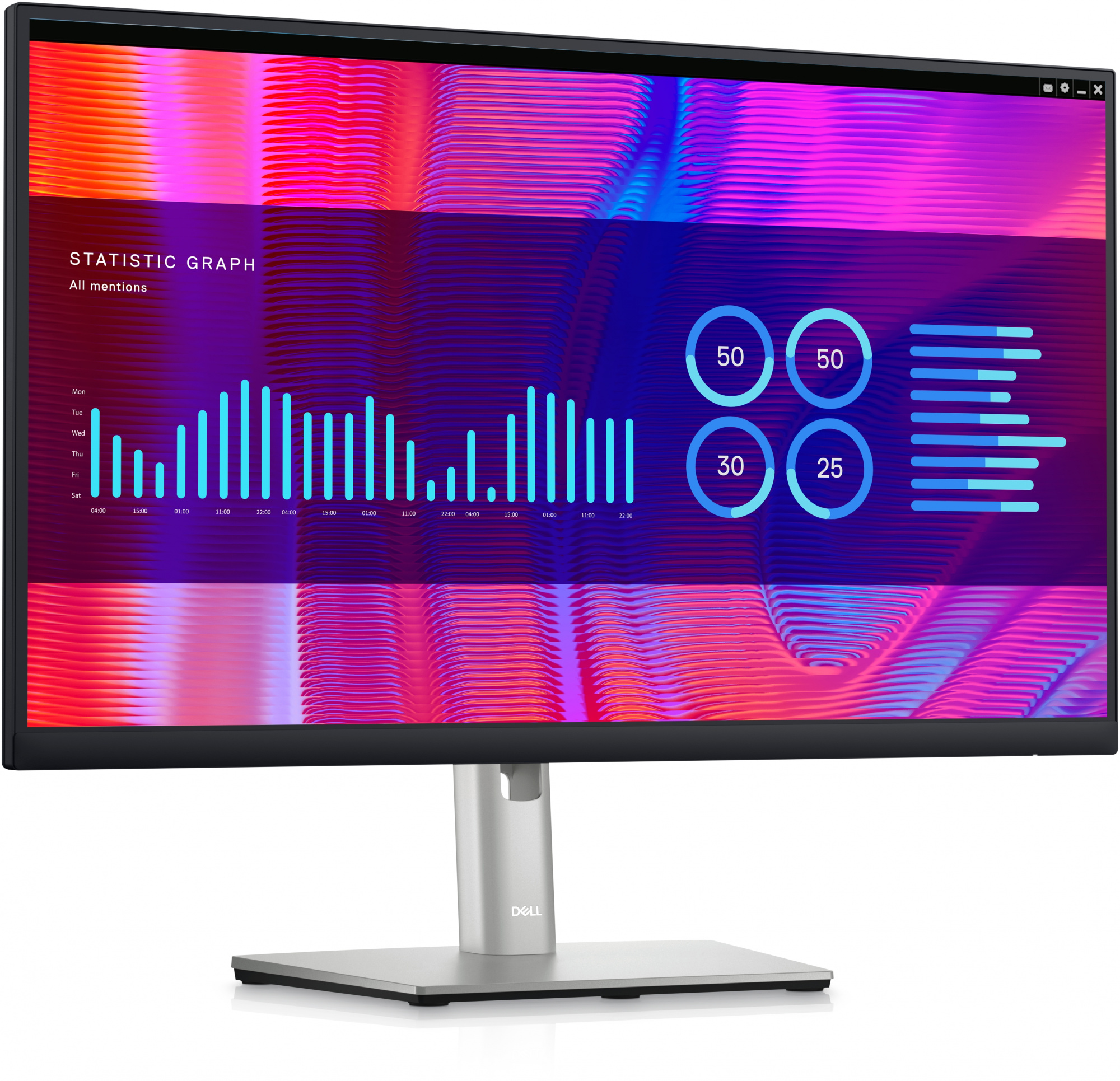 Монитор Dell 23.8" P2423DE черный IPS LED 5ms 16:9 HDMI матовая HAS Piv 1000:1 300cd 178гр/178гр 2560x1440 60Hz DP USB 5.98кг — фото 2