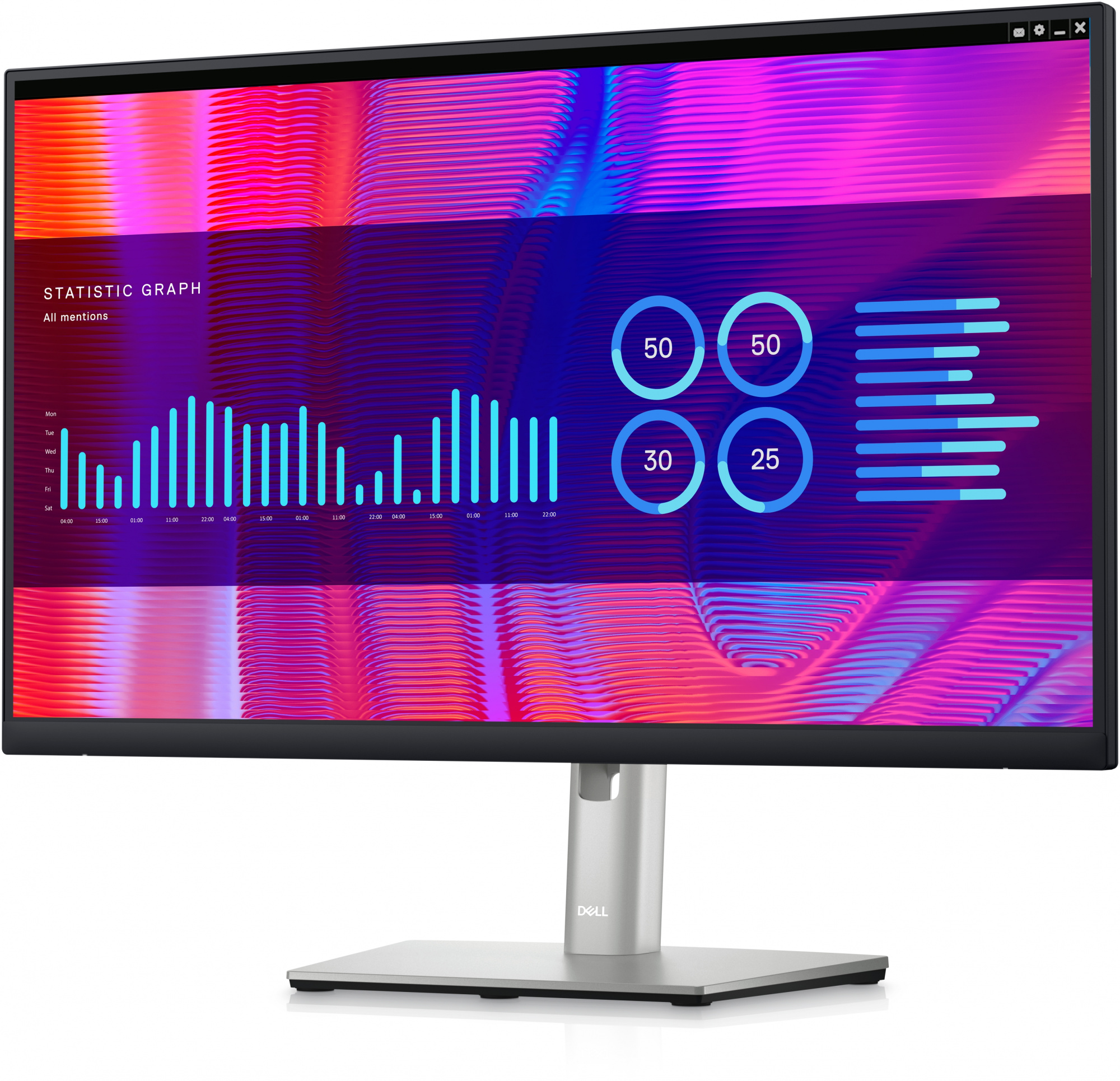 Монитор Dell 23.8" P2423DE черный IPS LED 5ms 16:9 HDMI матовая HAS Piv 1000:1 300cd 178гр/178гр 2560x1440 60Hz DP USB 5.98кг — фото 3