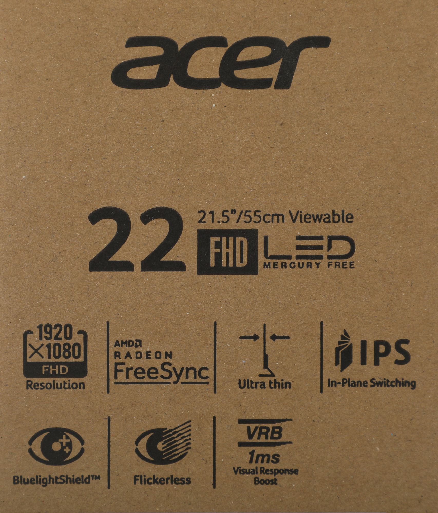 Монитор Acer 21.5" SA220QBbmix черный IPS LED 1ms 16:9 HDMI M/M матовая 1000:1 250cd 178гр/178гр 1920x1080 75Hz FreeSync VGA FHD 2.48кг — фото 8