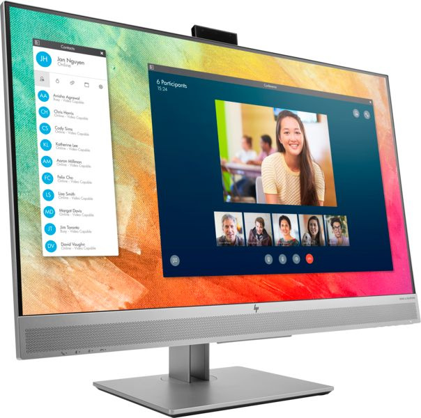Монитор HP 27" EliteDisplay E273m серебристый IPS LED 16:9 HDMI M/M Cam матовая HAS Piv 1000:1 250cd 178гр/178гр 1920x1080 60Hz VGA DP FHD USB 7.9кг — фото 3