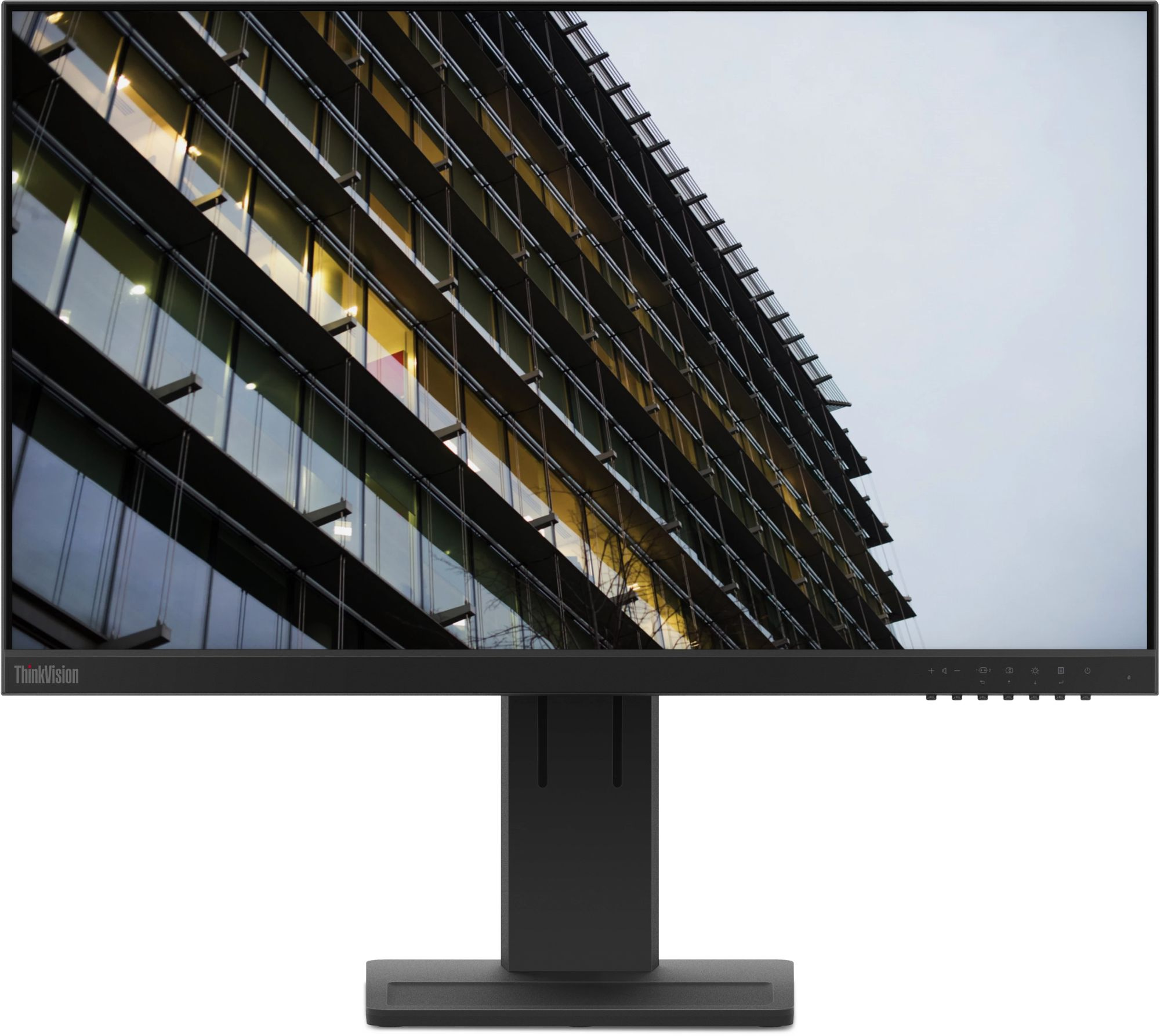 Монитор Lenovo 23.8" ThinkVision E24-28 черный IPS 4ms 16:9 HDMI M/M матовая HAS Piv 1000:1 250cd 178гр/178гр 1920x1080 75Hz VGA DP FHD 4.5кг — фото 2