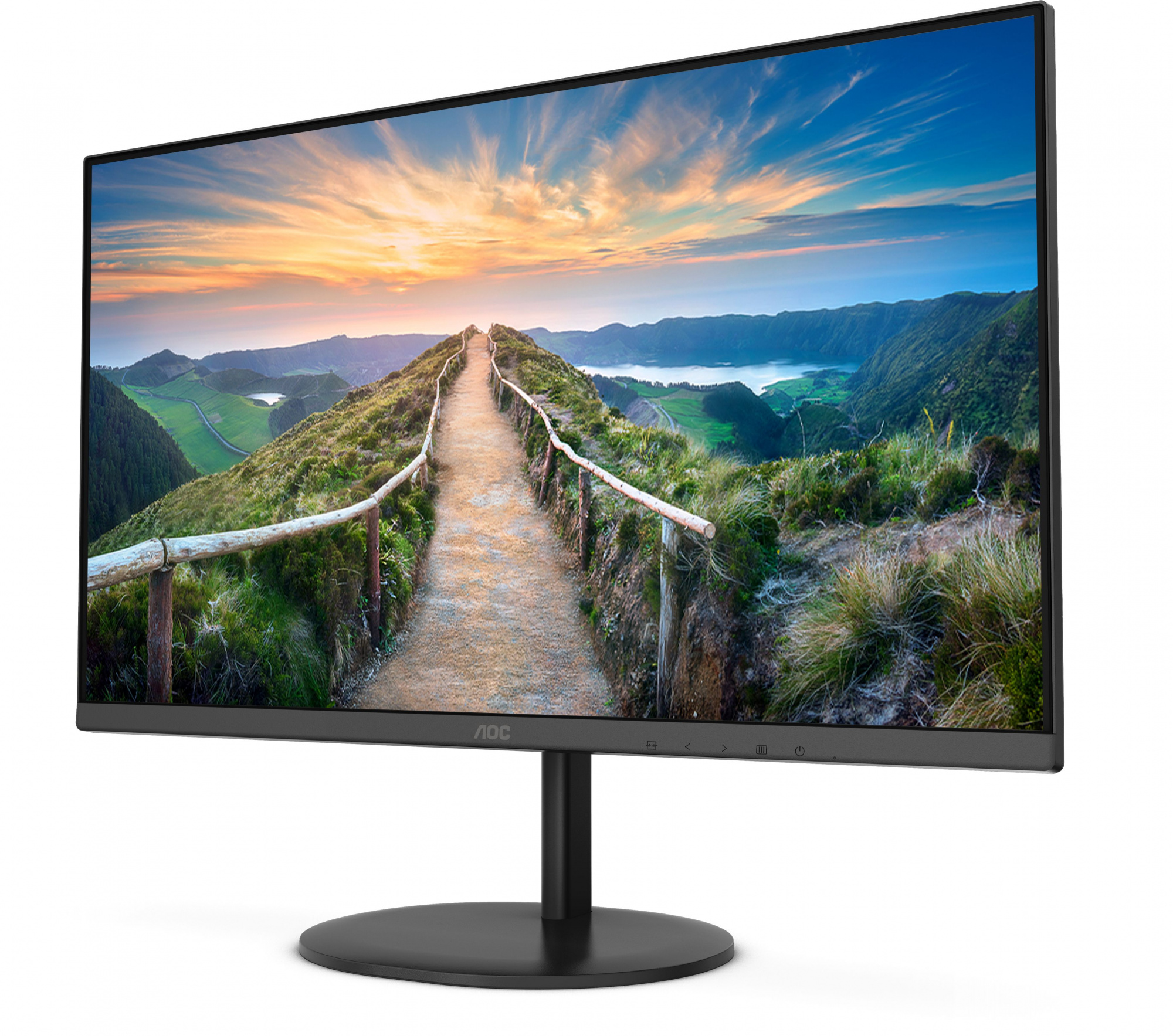 Монитор AOC 27" Q27V4EA черный IPS 16:9 HDMI M/M матовая 250cd 178гр/178гр 2560x1440 75Hz VGA DP 2K 4.65кг — фото 3