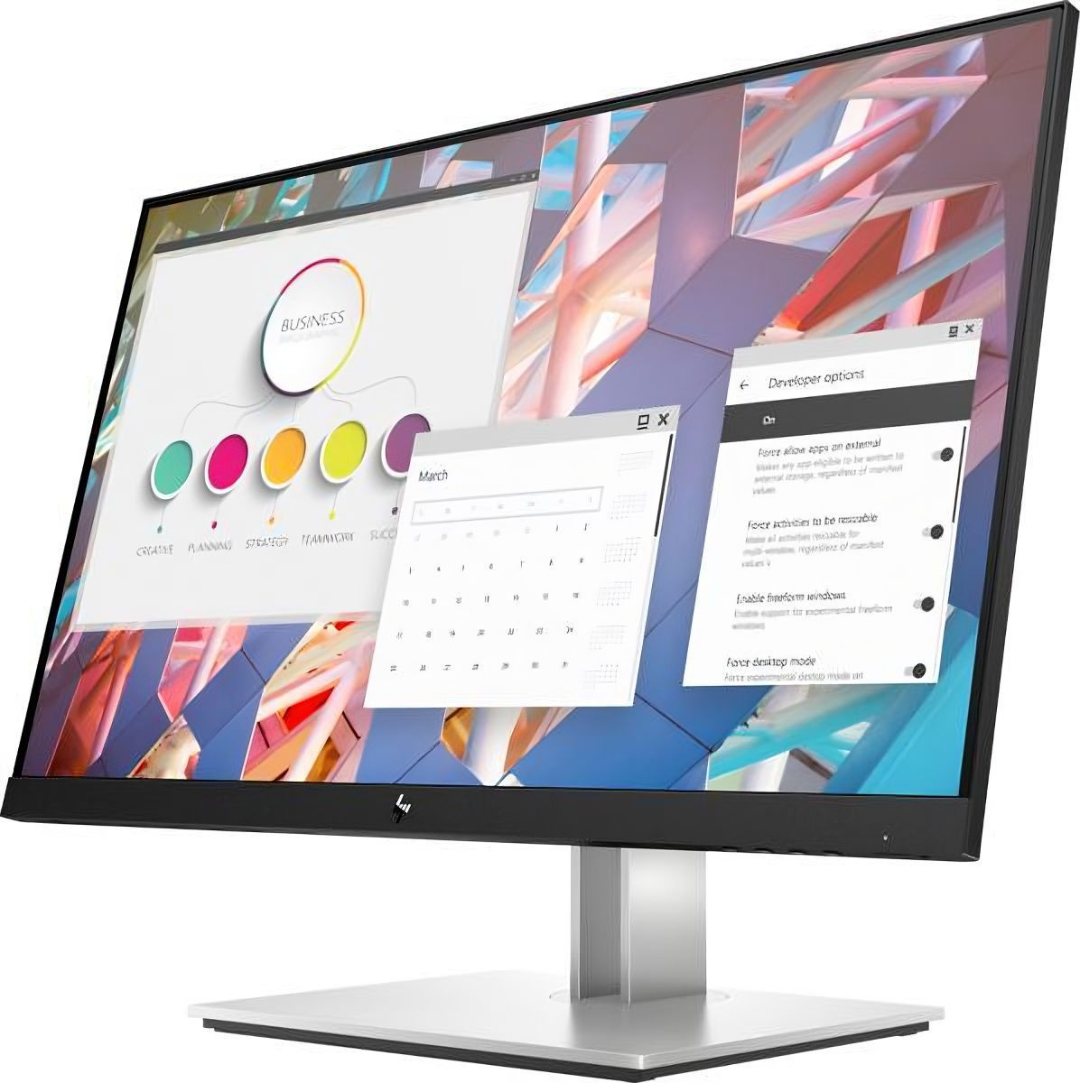 Монитор HP 23.8" E24 G4 черный IPS LED 5ms 16:9 HDMI матовая HAS Piv 250cd 178гр/178гр 1920x1080 60Hz VGA DP FHD USB 5.7кг — фото 2