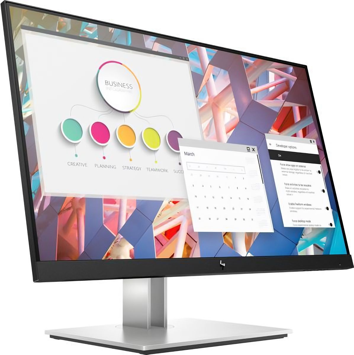 Монитор HP 23.8" E24 G4 черный IPS LED 5ms 16:9 HDMI матовая HAS Piv 250cd 178гр/178гр 1920x1080 60Hz VGA DP FHD USB 5.7кг — фото 3