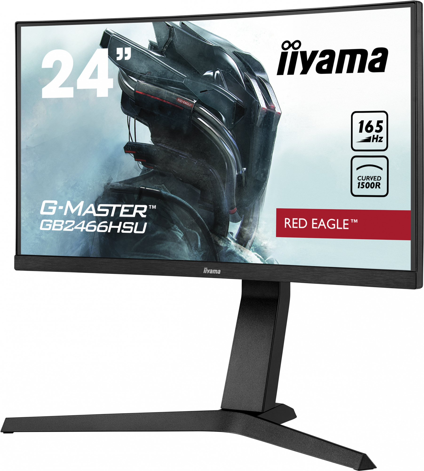 Монитор Iiyama 23.6" Red Eagle GB2466HSU-B1 черный VA LED 1ms 16:9 HDMI M/M матовая HAS 250cd 178гр/178гр 1920x1080 165Hz DP FHD USB 4.8кг — фото 3