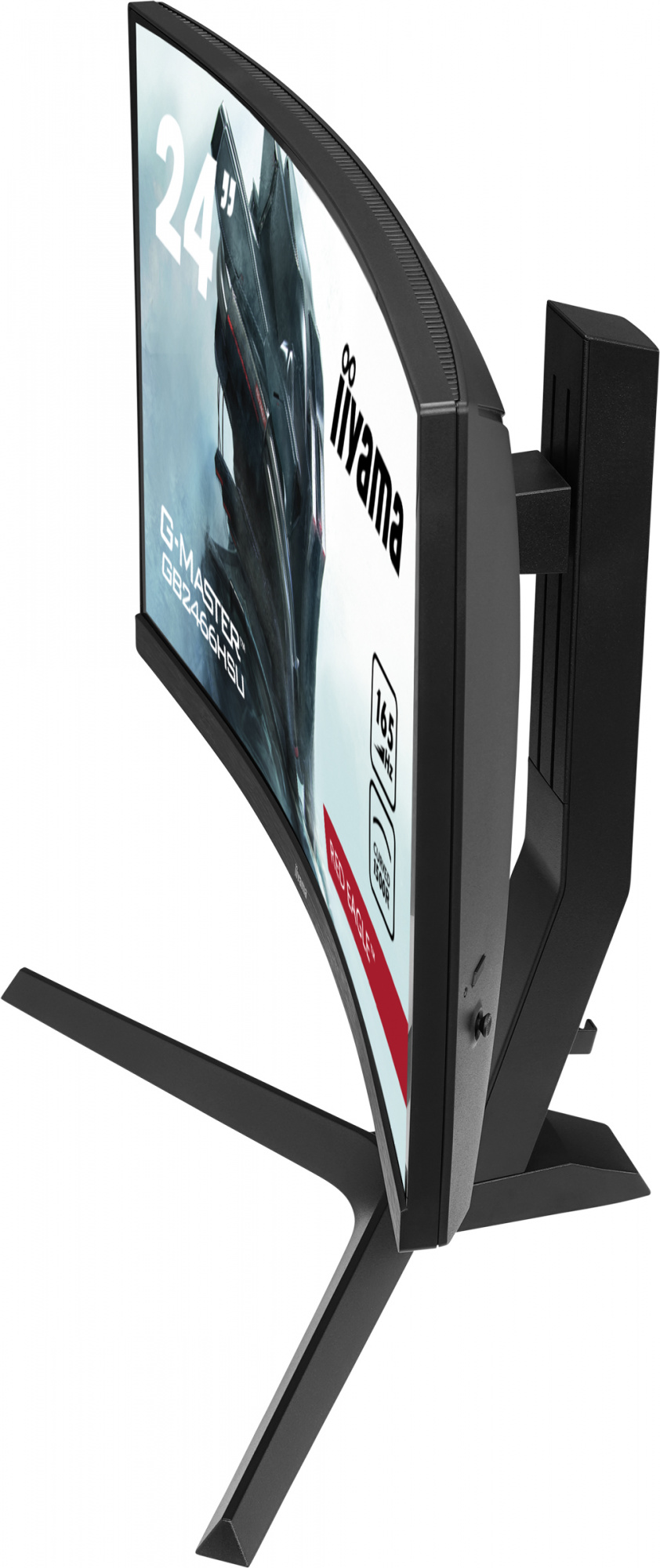 Монитор Iiyama 23.6" Red Eagle GB2466HSU-B1 черный VA LED 1ms 16:9 HDMI M/M матовая HAS 250cd 178гр/178гр 1920x1080 165Hz DP FHD USB 4.8кг — фото 9