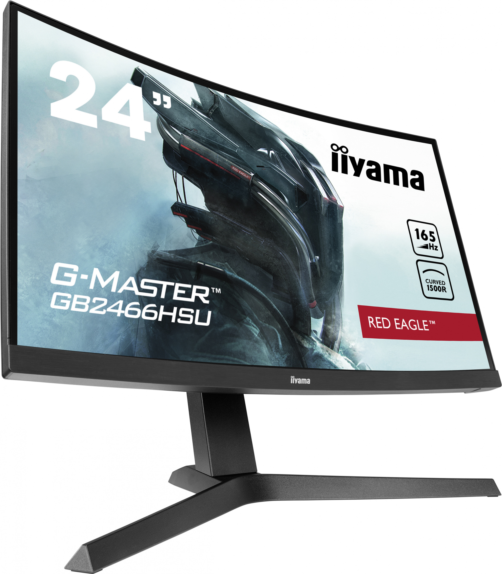 Монитор Iiyama 23.6" Red Eagle GB2466HSU-B1 черный VA LED 1ms 16:9 HDMI M/M матовая HAS 250cd 178гр/178гр 1920x1080 165Hz DP FHD USB 4.8кг — фото 10