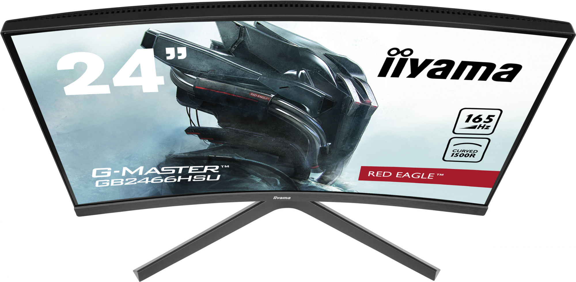 Монитор Iiyama 23.6" Red Eagle GB2466HSU-B1 черный VA LED 1ms 16:9 HDMI M/M матовая HAS 250cd 178гр/178гр 1920x1080 165Hz DP FHD USB 4.8кг — фото 11