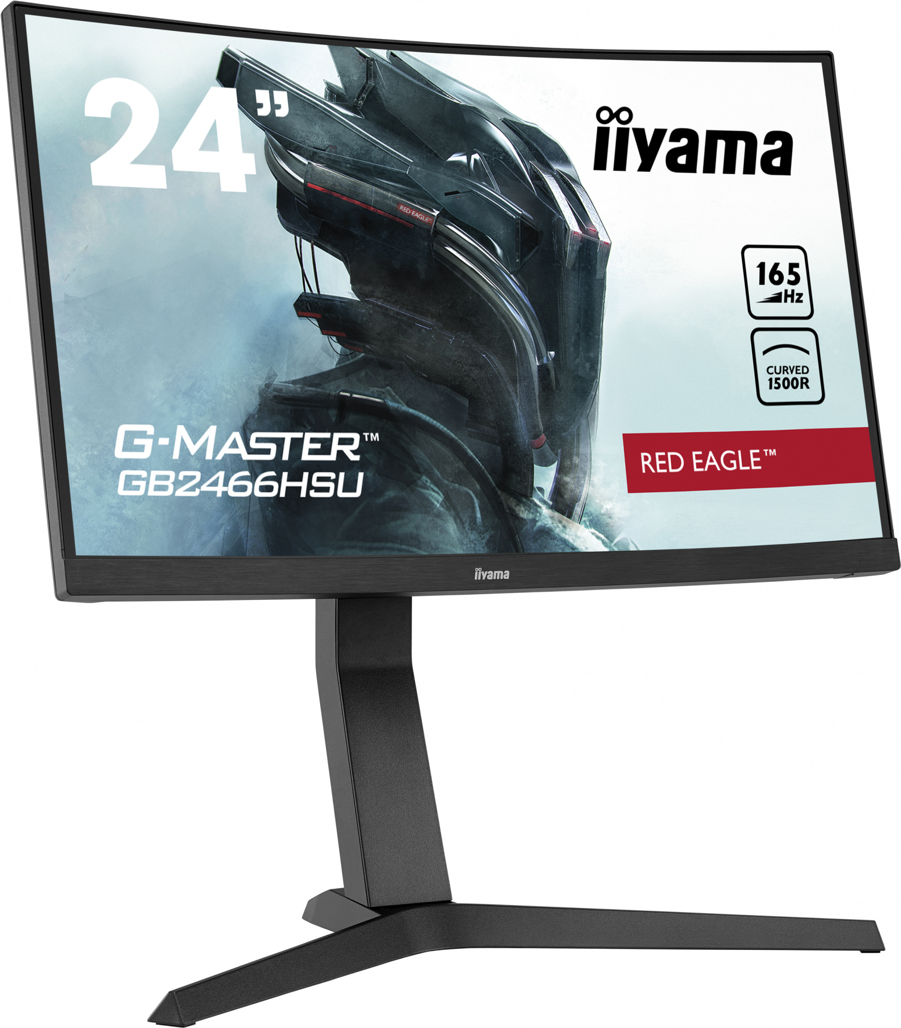 Монитор Iiyama 23.6" Red Eagle GB2466HSU-B1 черный VA LED 1ms 16:9 HDMI M/M матовая HAS 250cd 178гр/178гр 1920x1080 165Hz DP FHD USB 4.8кг — фото 14