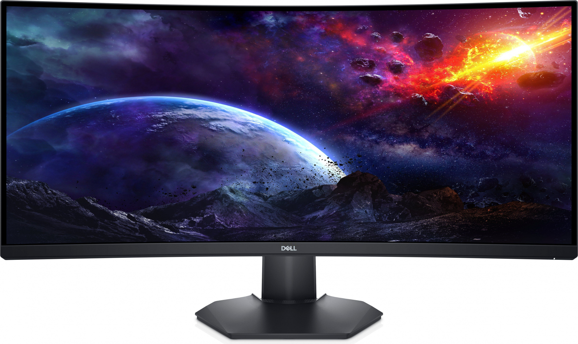 Монитор Dell 34" S3422DWG черный VA LED 2ms 21:9 HDMI матовая HAS Piv 3000:1 400cd 178гр/178гр 3440x1440 144Hz DP WQ USB 10.38кг