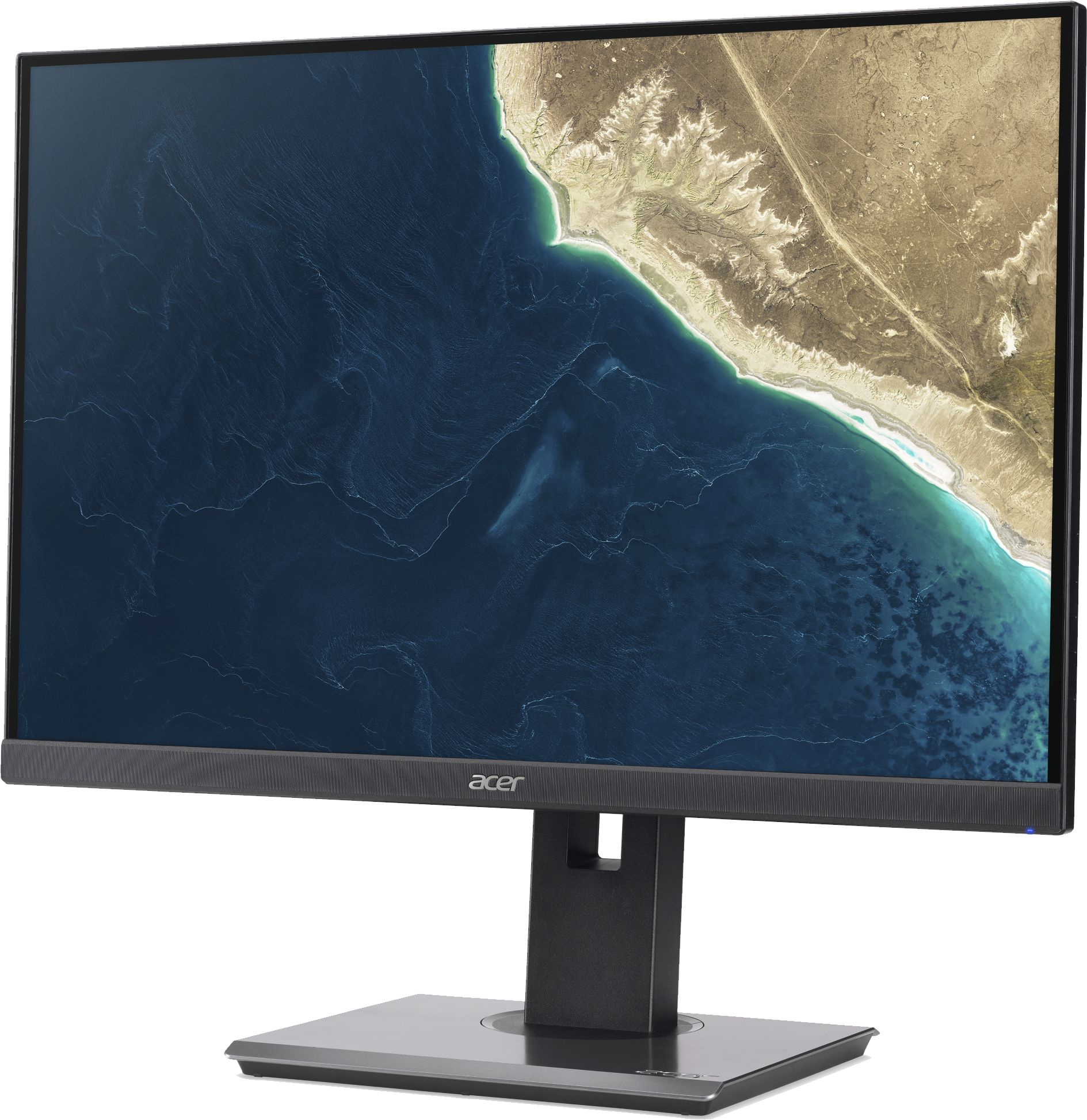 Монитор Acer 24" B247Wbmiprzxv черный IPS LED 4ms 16:10 HDMI M/M матовая HAS Piv 1000:1 300cd 178гр/178гр 1920x1200 75Hz VGA DP WU USB 6.2кг — фото 3