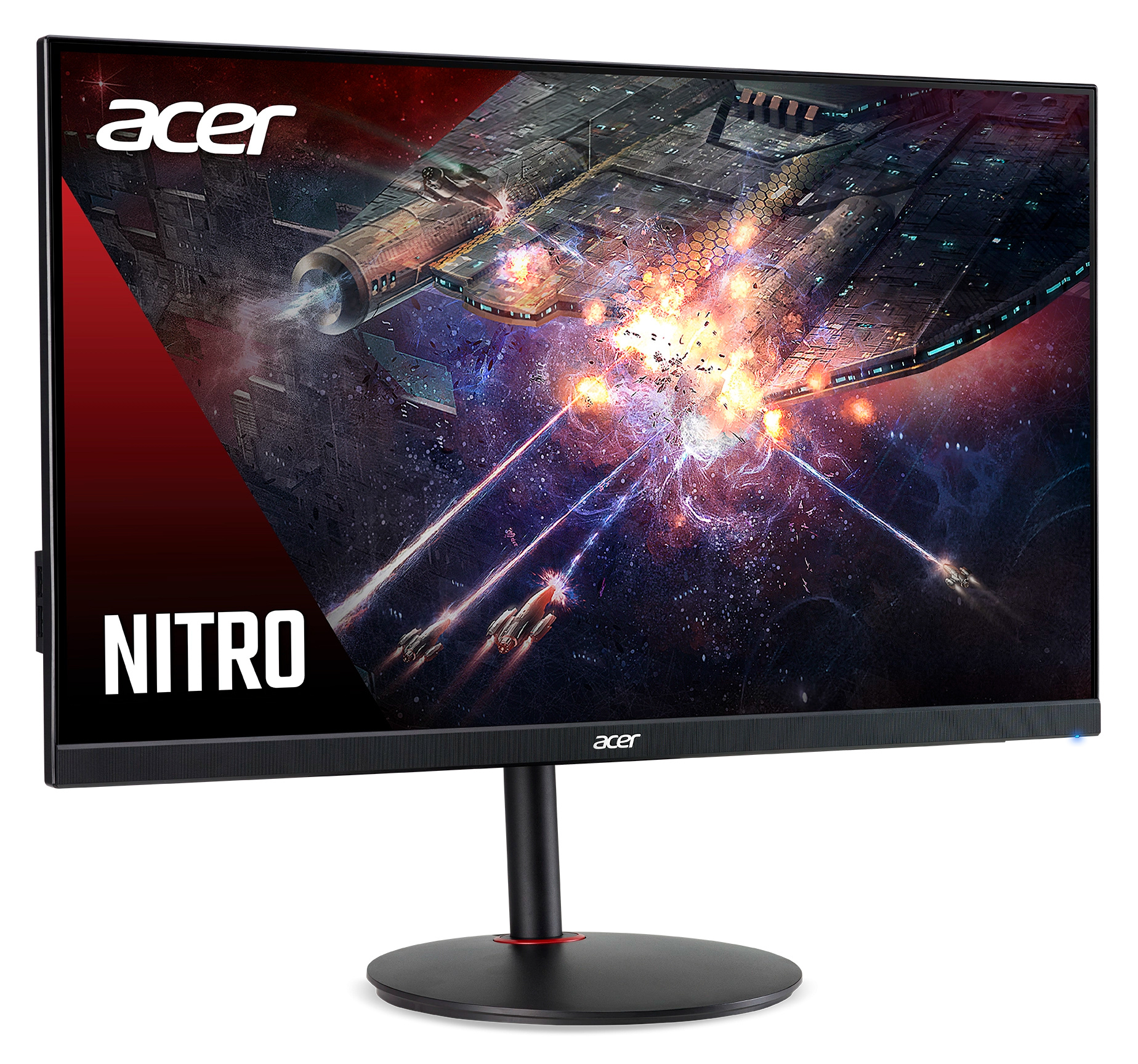 Монитор Acer 27" Nitro XV272UKVbmiiprzx черный IPS LED 1ms 16:9 HDMI M/M матовая HAS Piv 400cd 178гр/178гр 2560x1440 170Hz FreeSync Premium DP FHD USB 6.55кг — фото 2