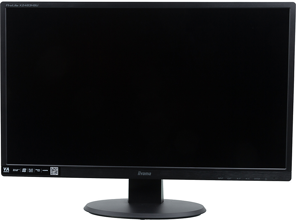 Монитор Iiyama 23.8" ProLite X2483HSU-B3 черный AMVA LED 4ms 16:9 HDMI M/M матовая 3000:1 250cd 178гр/178гр 1920x1080 75Hz VGA DP FHD USB 3.9кг — фото 2