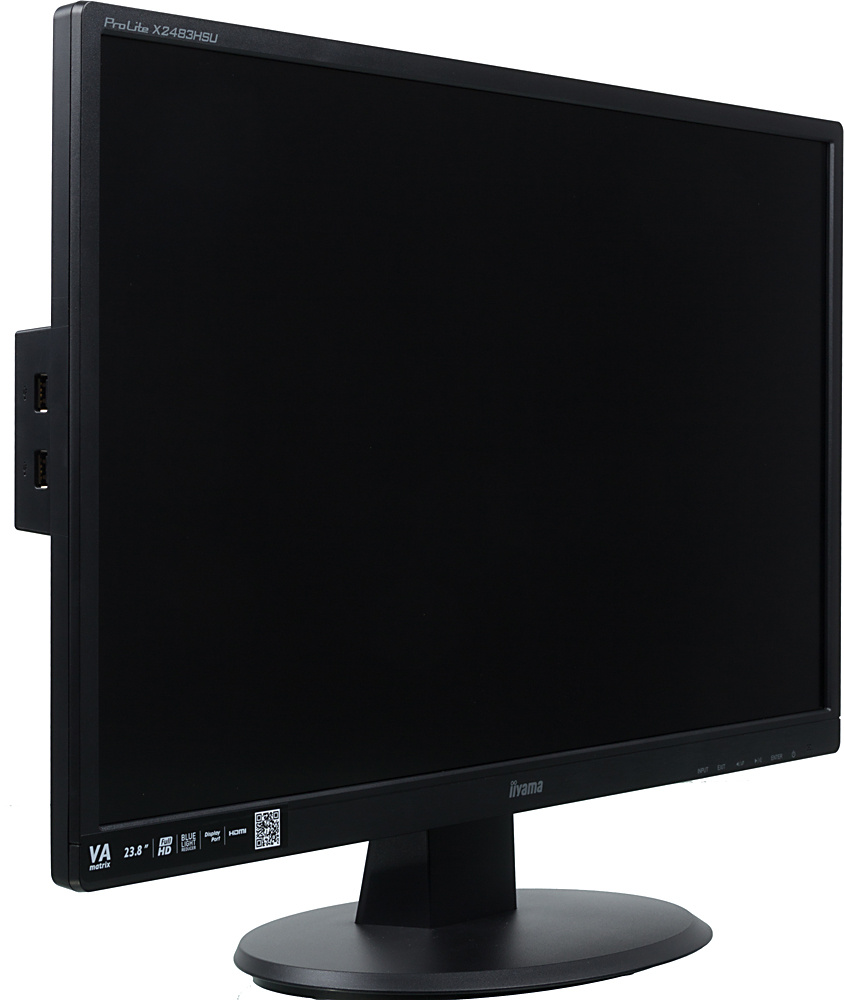 Монитор Iiyama 23.8" ProLite X2483HSU-B3 черный AMVA LED 4ms 16:9 HDMI M/M матовая 3000:1 250cd 178гр/178гр 1920x1080 75Hz VGA DP FHD USB 3.9кг — фото 3