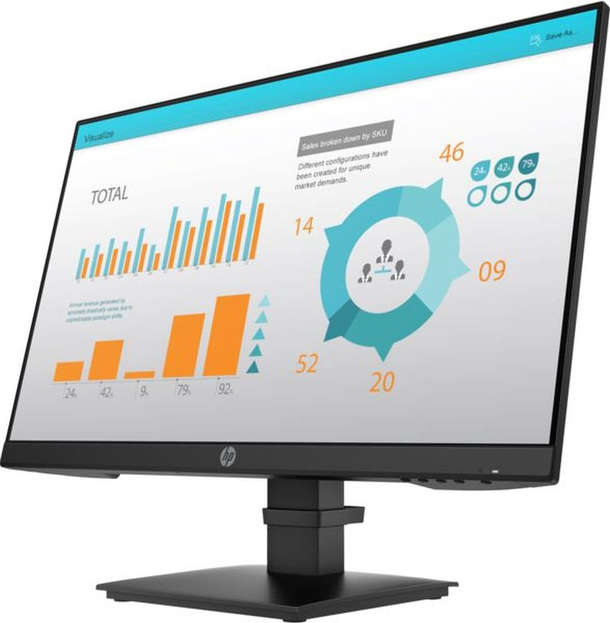 Монитор HP 23.8" P24 G4 черный IPS LED 16:9 HDMI 250cd 178гр/178гр 1920x1080 60Hz VGA DP FHD 4.51кг — фото 2