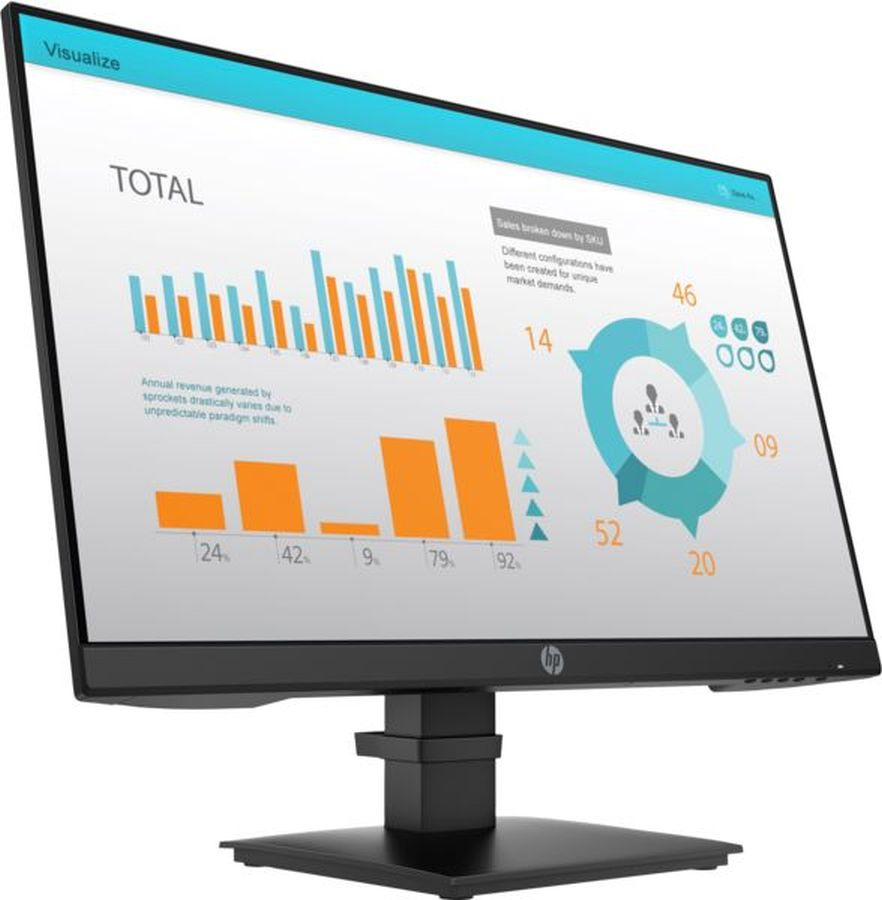Монитор HP 23.8" P24 G4 черный IPS LED 16:9 HDMI 250cd 178гр/178гр 1920x1080 60Hz VGA DP FHD 4.51кг — фото 3