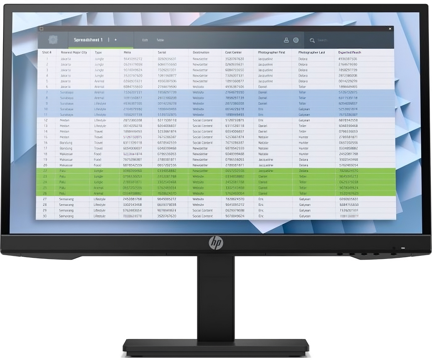 Монитор HP 21.5" P22h G4 черный IPS 16:9 HDMI матовая HAS 250cd 178гр/178гр 1920x1080 60Hz VGA DP FHD 4.14кг — фото 2