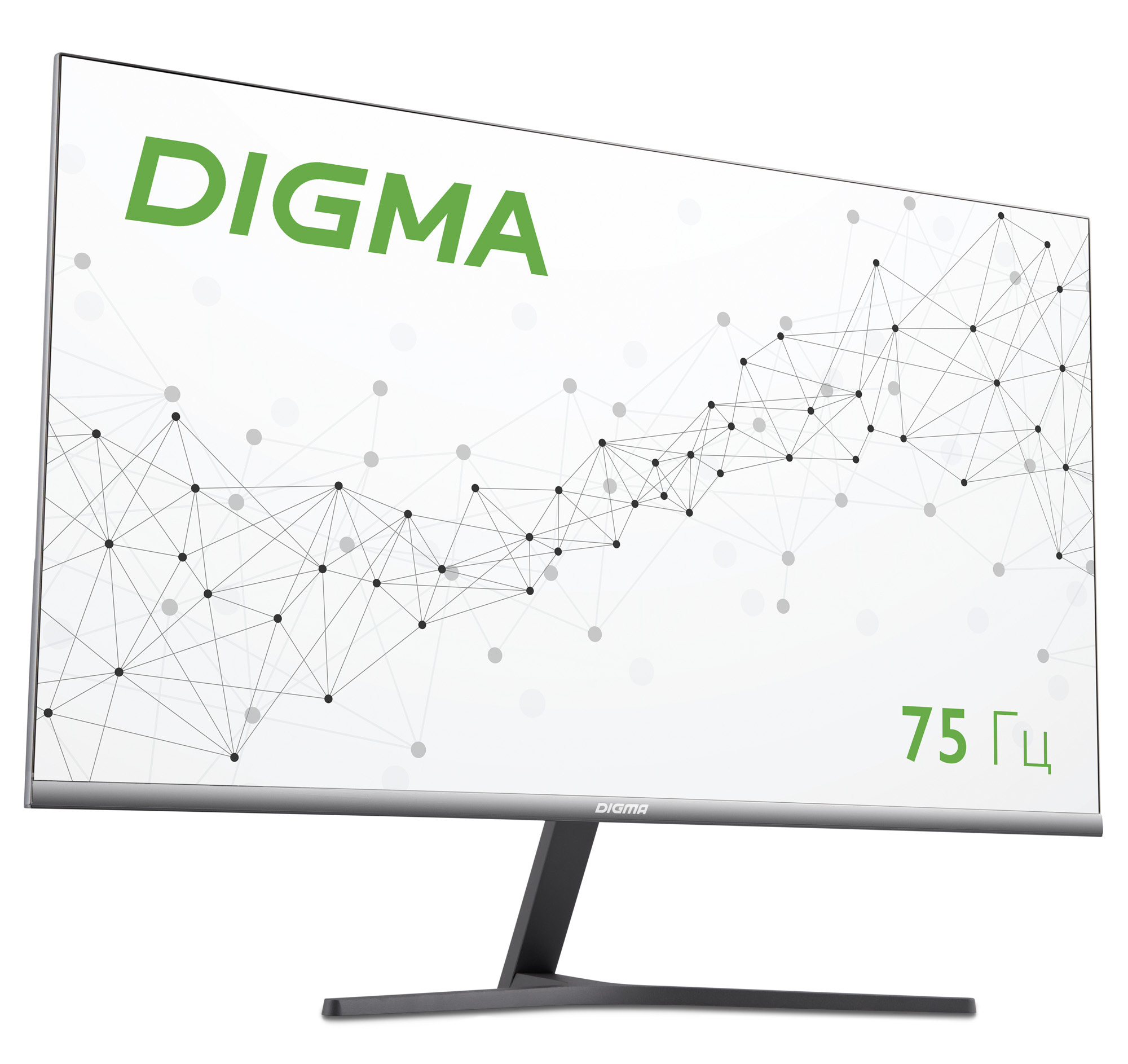 Монитор Digma 27" DM-MONB2704 темно-серый IPS LED 5ms 16:9 HDMI M/M матовая 250cd 178гр/178гр 1920x1080 75Hz VGA DP FHD 3.2кг — фото 3