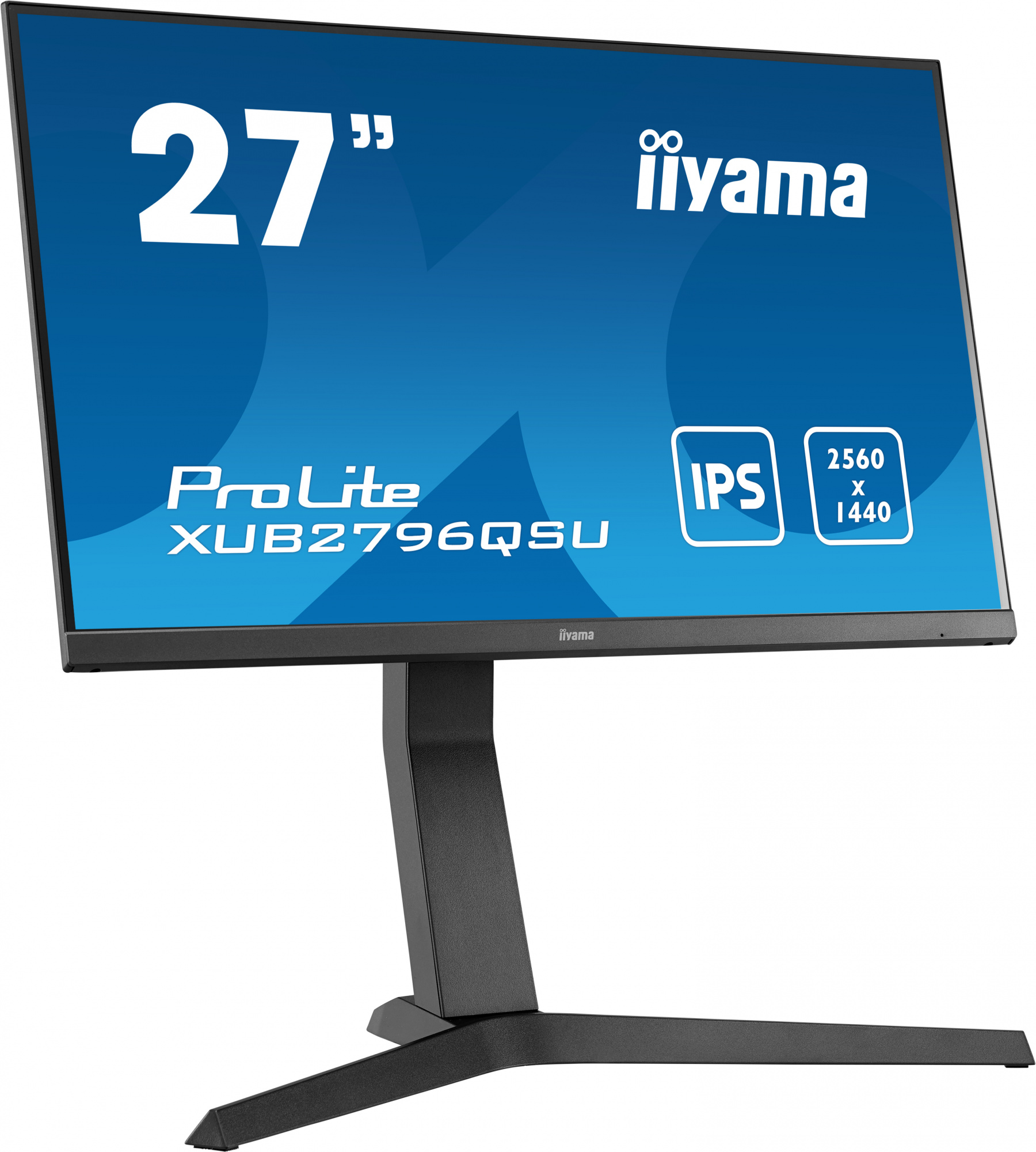 Монитор Iiyama 27" XUB2796QSU-B1 черный IPS LED 1ms 16:9 HDMI M/M матовая HAS Piv 1000:1 250cd 178гр/178гр 2560x1440 75Hz DP WQ USB 5.4кг — фото 2
