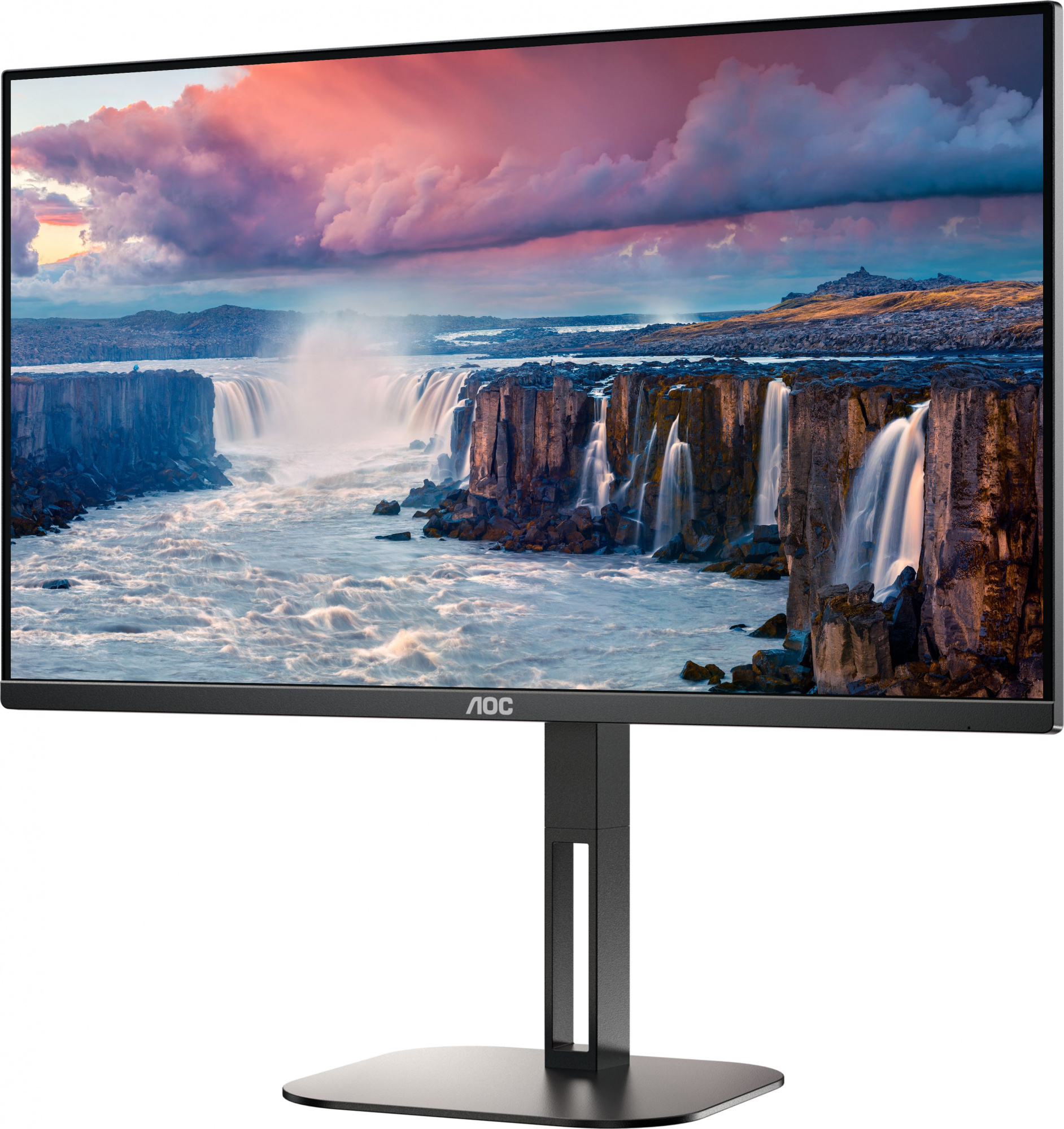 Монитор AOC 27" 27V5C черный IPS LED 1ms 16:9 HDMI M/M матовая HAS Piv 300cd 178гр/178гр 1920x1080 75Hz FreeSync DP FHD USB 8.1кг — фото 3