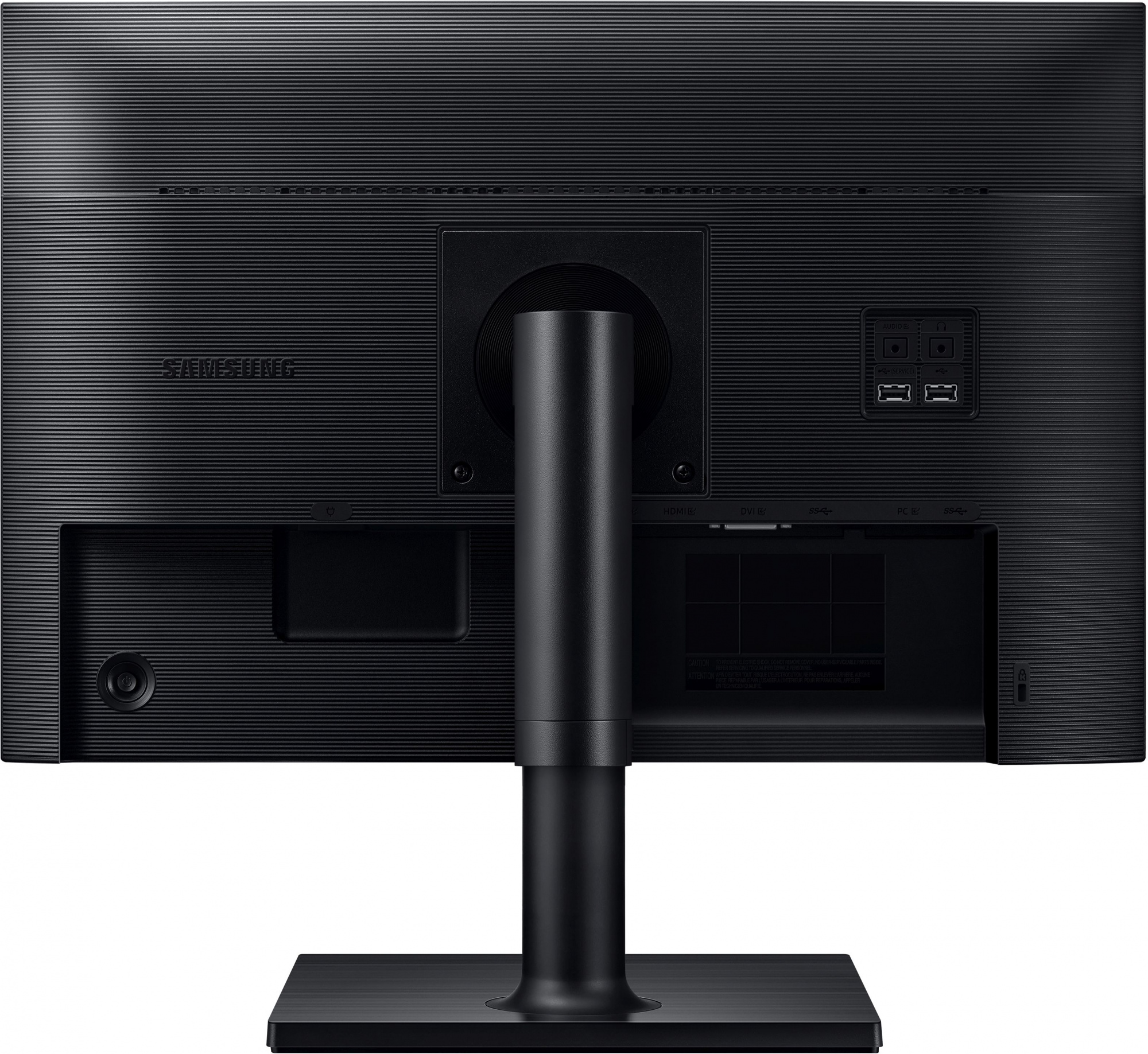 Монитор Samsung 24" F24T450GY черный IPS LED 16:10 DVI HDMI M/M матовая HAS Piv 250cd 178гр/178гр 1920x1200 75Hz DP FHD USB 5.5кг (RUS) — фото 2