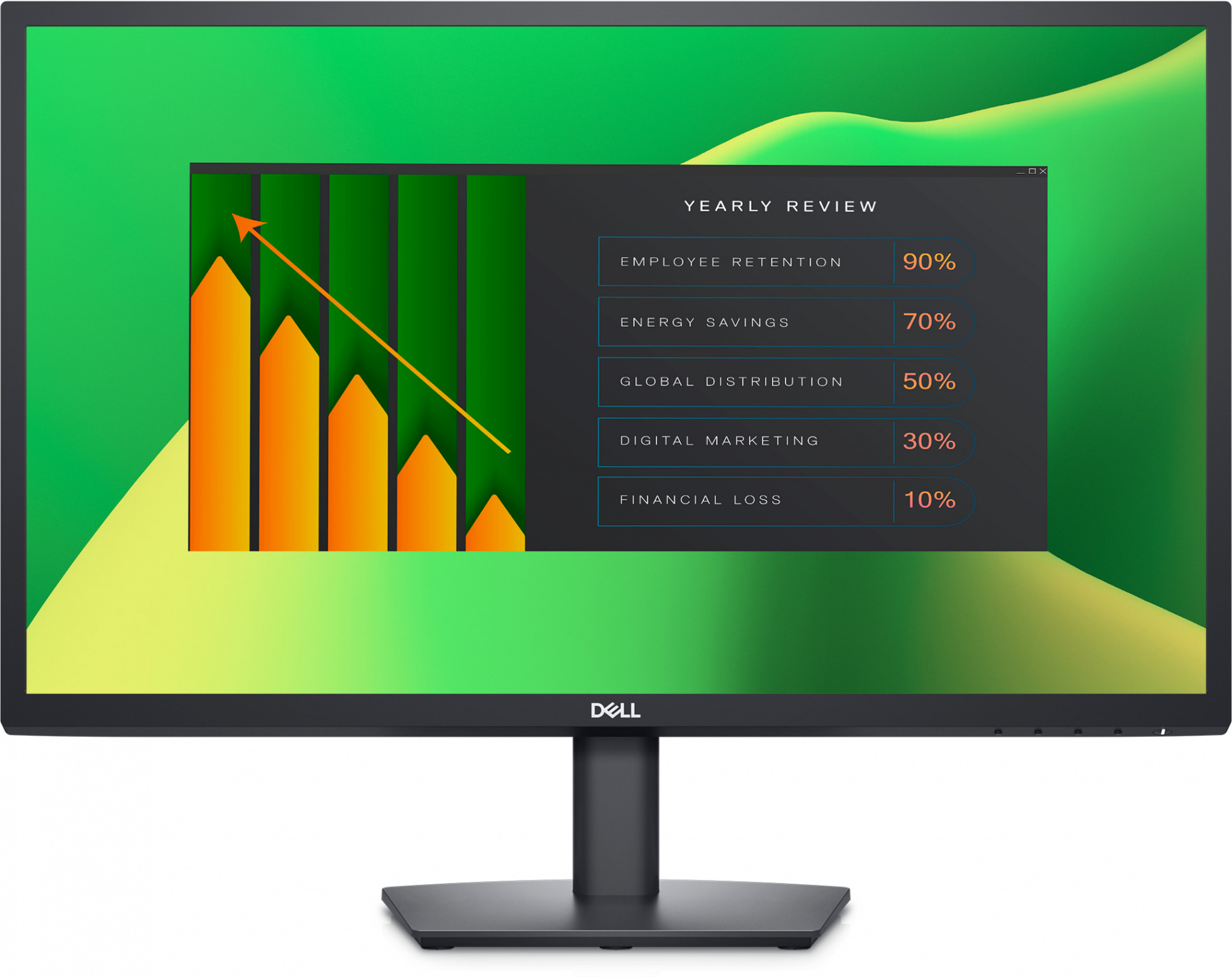 Монитор Dell 23.8" E2423HN черный VA LED 5ms 16:9 HDMI матовая 250cd 178гр/178гр 1920x1080 60Hz VGA FHD 3.85кг — фото 3