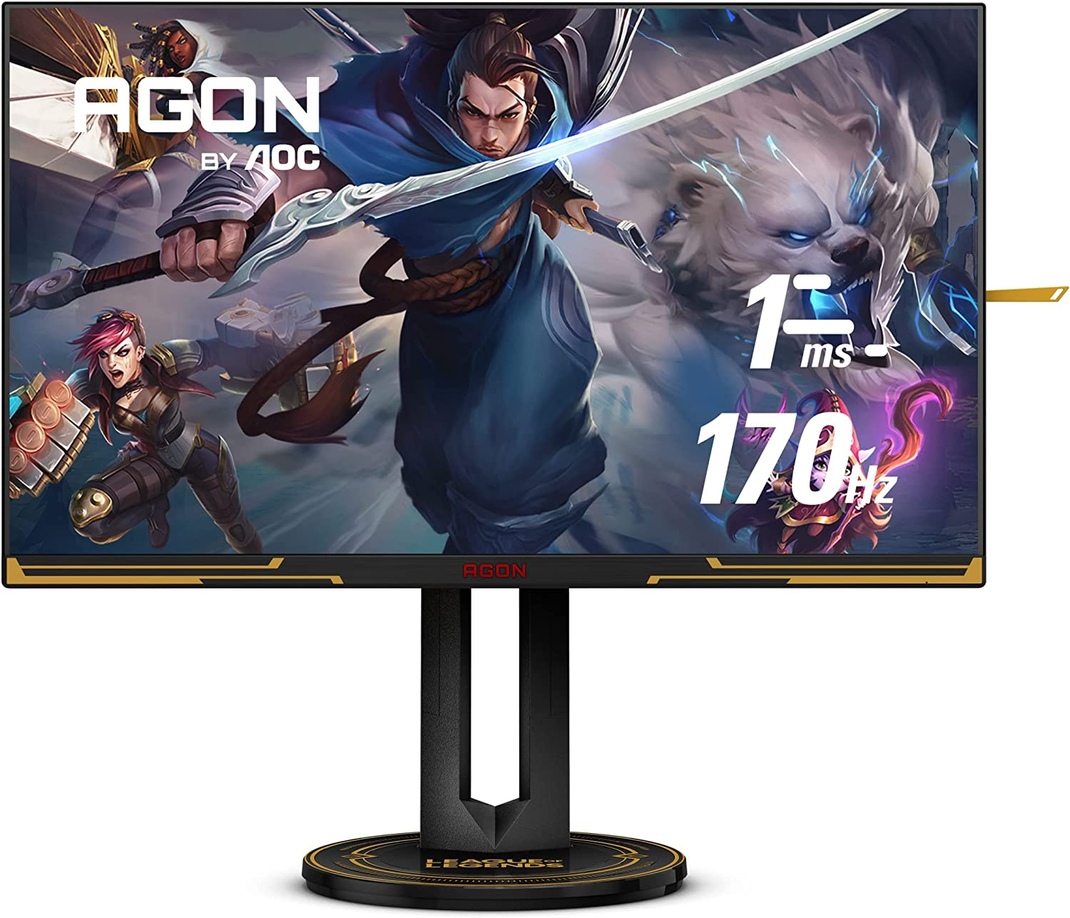 Монитор AOC 27" Agon AG275QXL черный IPS LED 1ms 16:9 HDMI M/M матовая HAS Piv 400cd 178гр/178гр 2560x1440 170Hz DP 2K USB 7.84кг