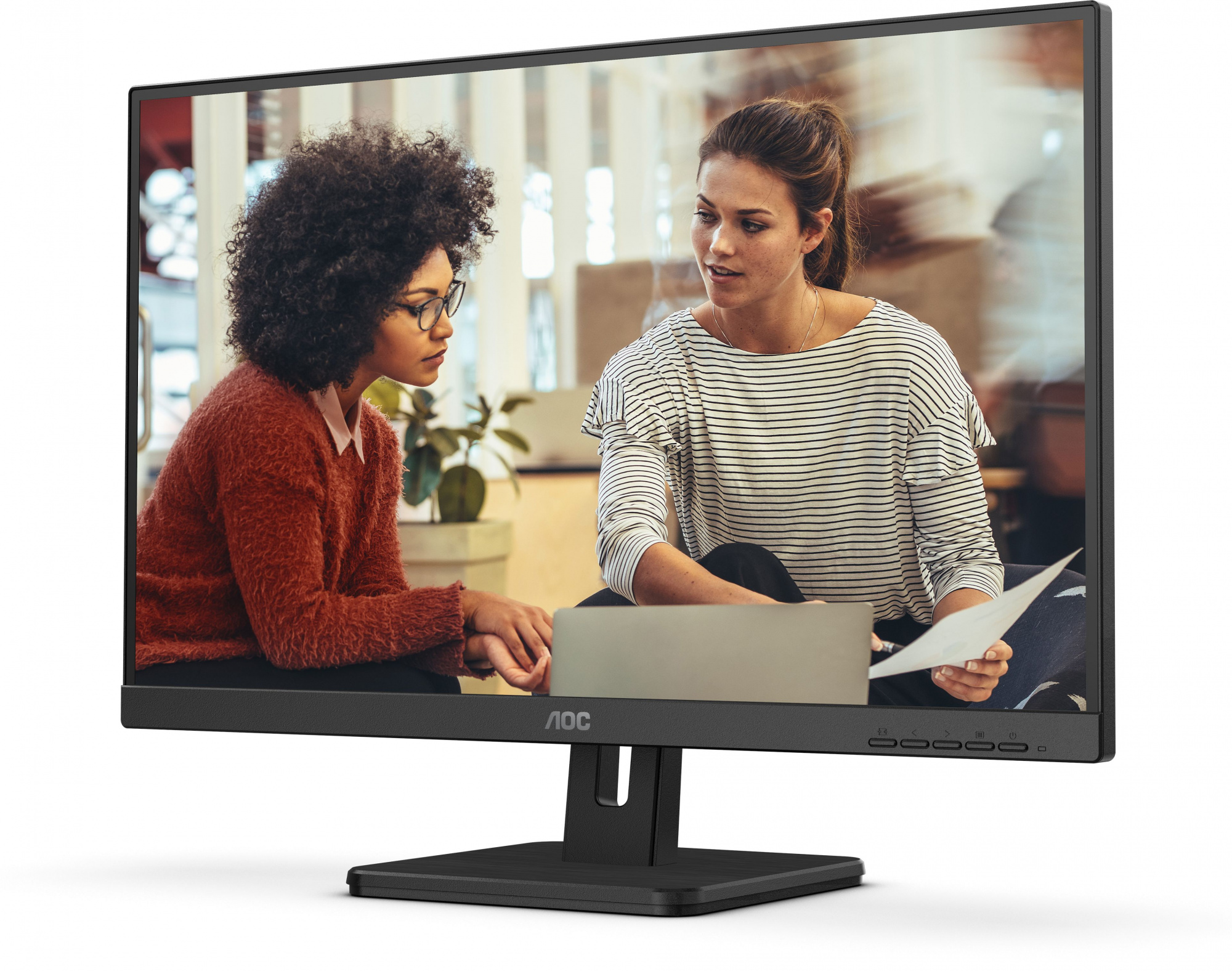 Монитор AOC 27" Q27E3UAM черный VA LED 4ms 16:9 HDMI M/M матовая 350cd 178гр/178гр 2560x1440 75Hz DP 2K USB 4.43кг