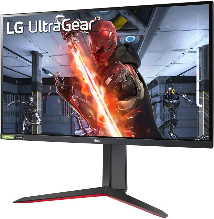Монитор LG 27" UltraGear 27GN650-B черный/красный IPS LED 1ms 16:9 HDMI матовая HAS Piv 1000:1 350cd 178гр/178гр 1920x1080 144Hz G-Sync DP FHD 7.2кг — фото 2