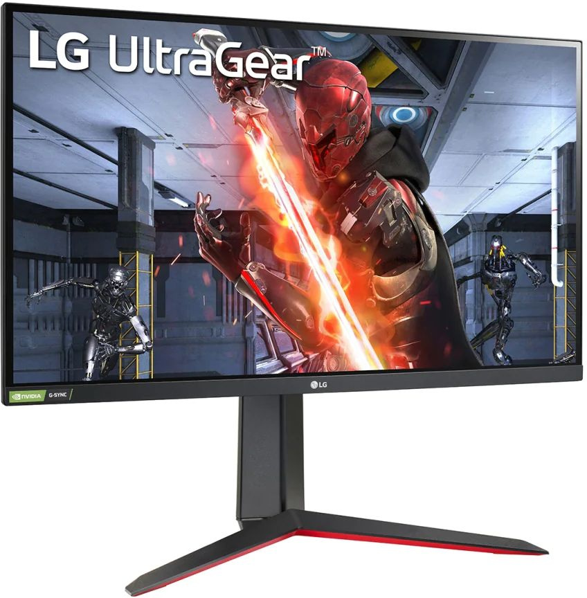 Монитор LG 27" UltraGear 27GN650-B черный/красный IPS LED 1ms 16:9 HDMI матовая HAS Piv 1000:1 350cd 178гр/178гр 1920x1080 144Hz G-Sync DP FHD 7.2кг — фото 3