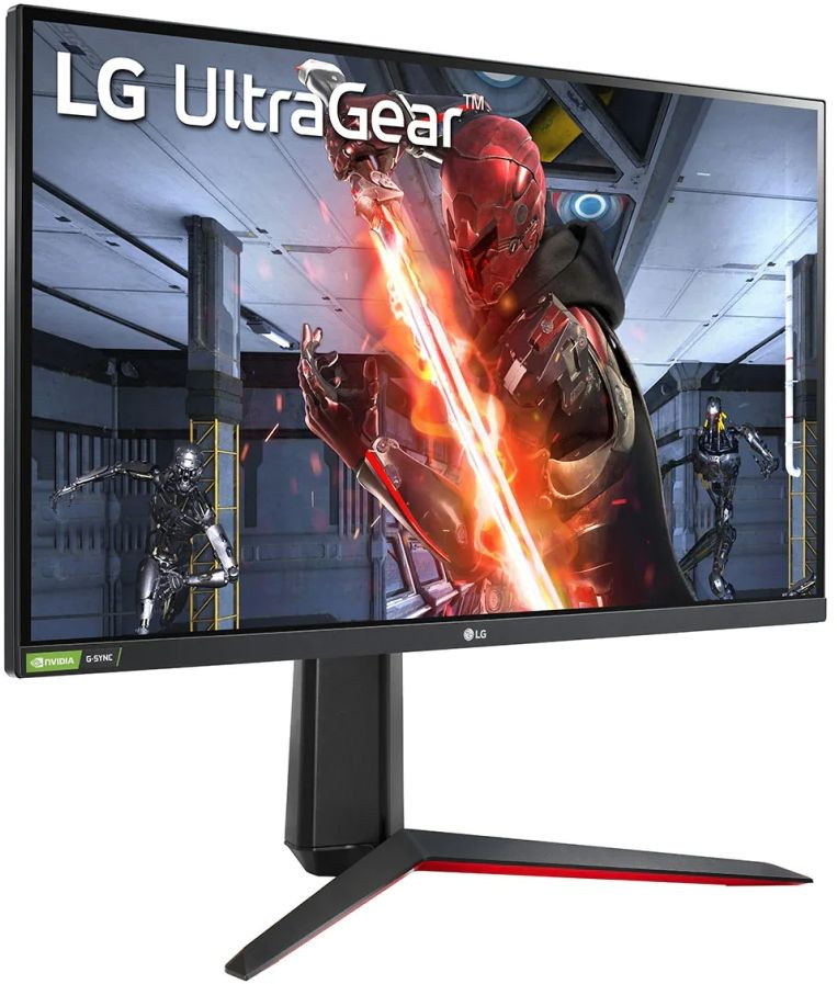 Монитор LG 27" UltraGear 27GN650-B черный/красный IPS LED 1ms 16:9 HDMI матовая HAS Piv 1000:1 350cd 178гр/178гр 1920x1080 144Hz G-Sync DP FHD 7.2кг — фото 4
