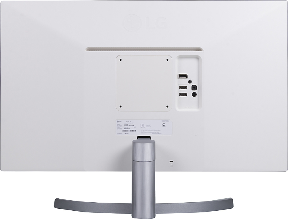 Монитор LG 27" UltraFine 27UL500-W белый IPS LED 16:9 HDMI матовая 1000:1 300cd 178гр/178гр 3840x2160 60Hz DP 4K 4.6кг — фото 3