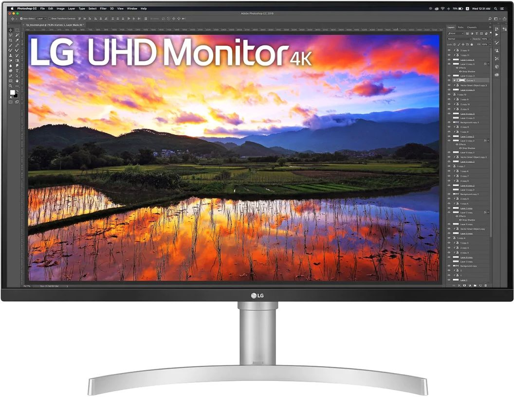 Монитор LG 31.5" 32UN650-W