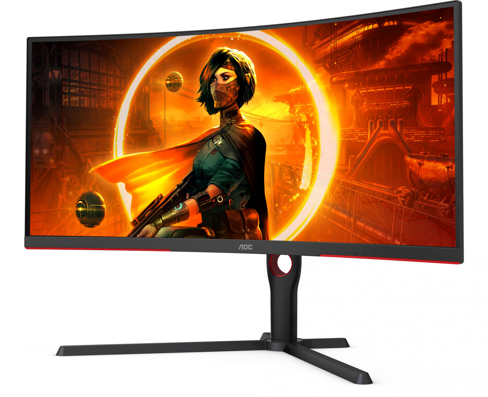 Монитор AOC 34" Gaming CU34G3S/BK — фото 4