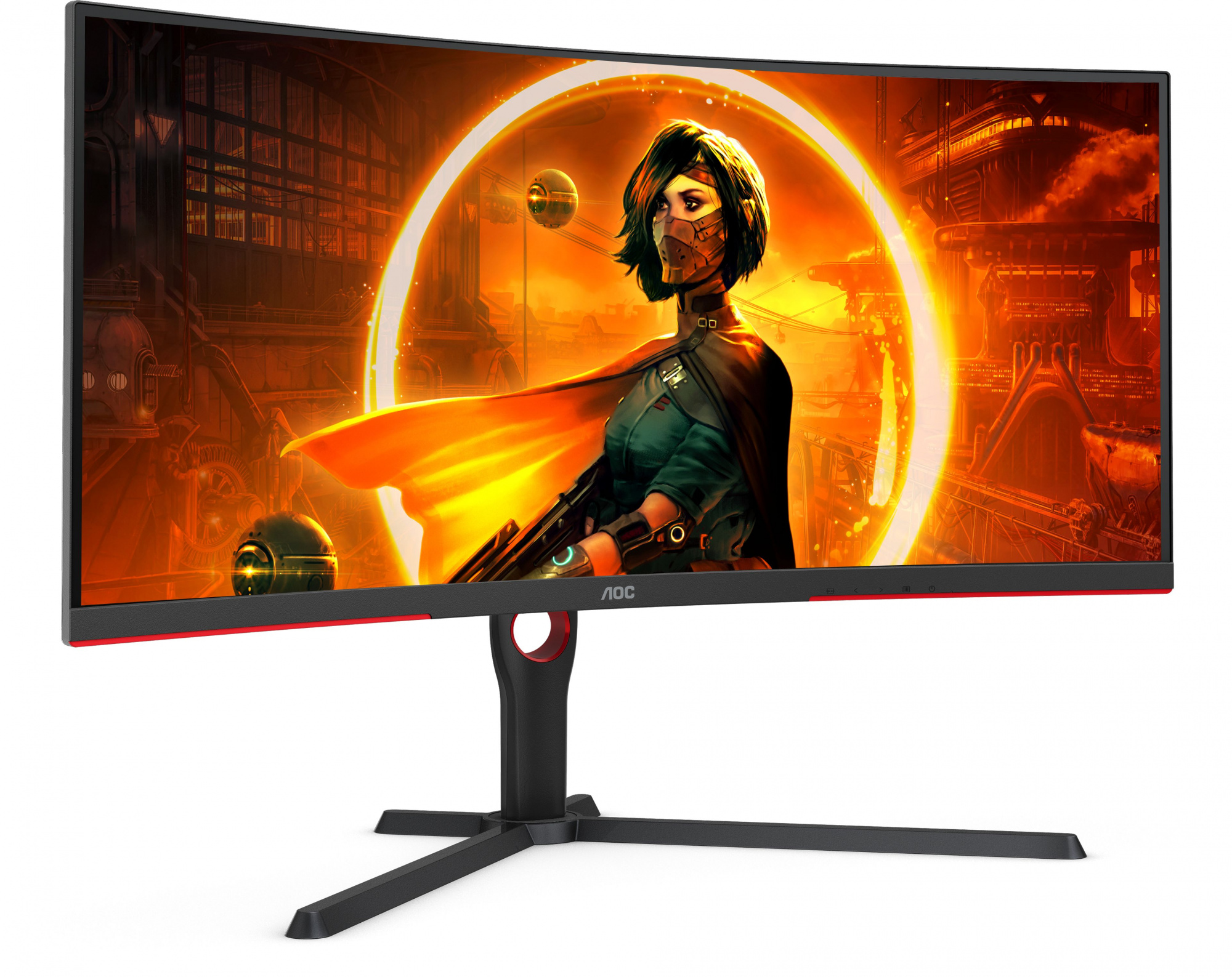 Монитор AOC 34" Gaming CU34G3S/BK — фото 6