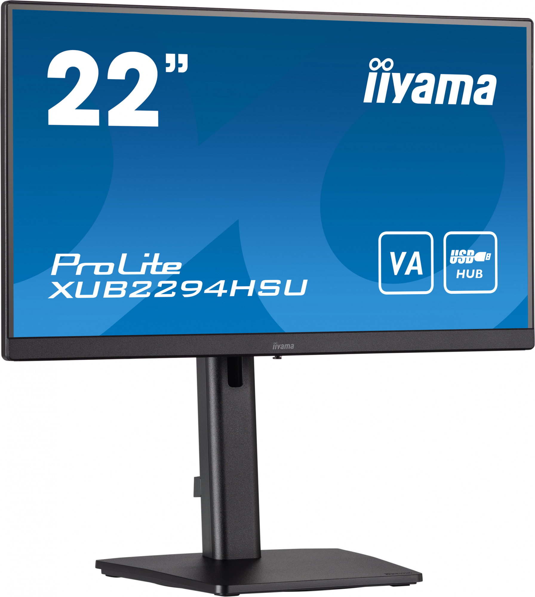 Монитор Iiyama 21.5" ProLite XUB2294HSU-B2 черный VA LED 1ms 16:9 HDMI M/M матовая HAS Piv 250cd 178гр/178гр 1920x1080 75Hz DP FHD USB 4.7кг — фото 3